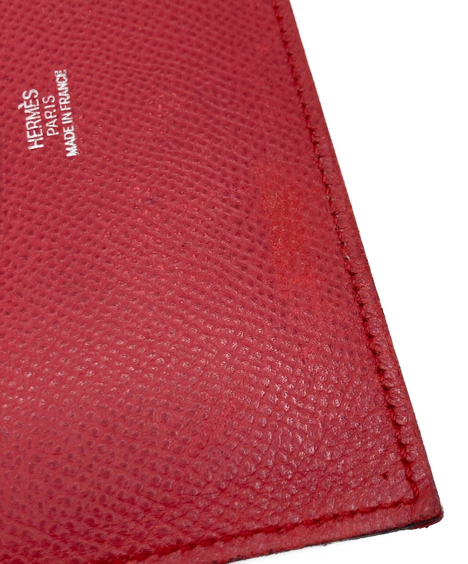 中古・古着通販】HERMES (エルメス) 手帳カバー ワインレッド