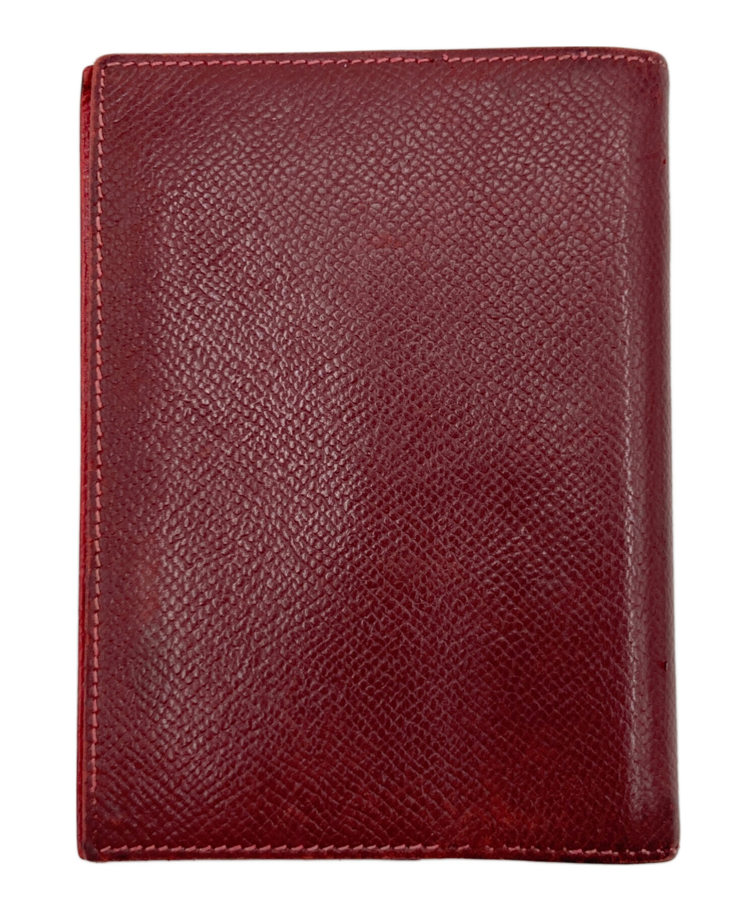 HERMÈS 手帳カバー　赤色 中古・古着通販】HERMES (エルメス) 手帳カバー ワインレッド