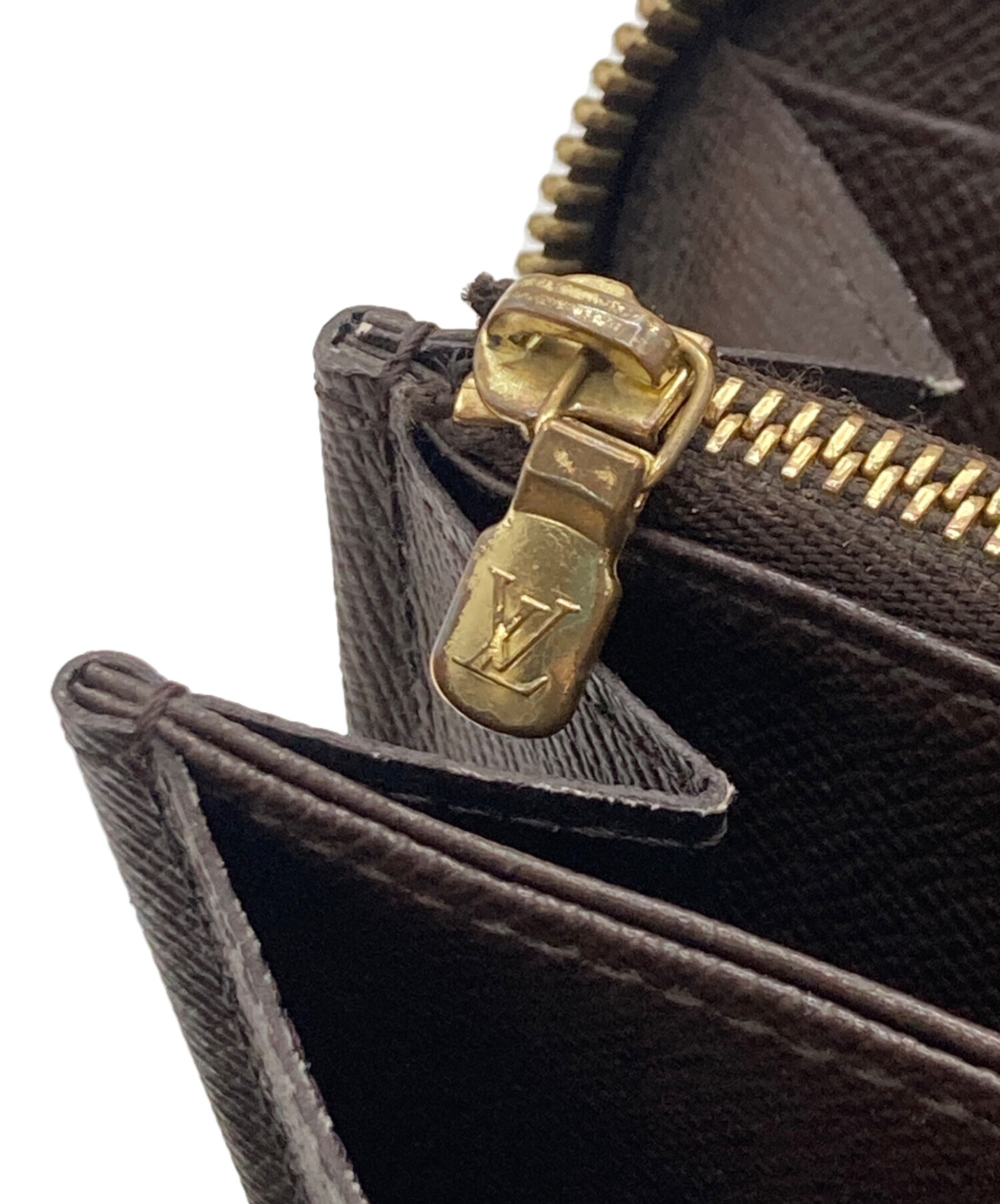 未使用　レア　ルイヴィトン　ジッピー　コンパクトウォレット　ストラップ付 LOUIS VUITTON ルイヴィトン 財布 二つ折り ジッピーコンパクト