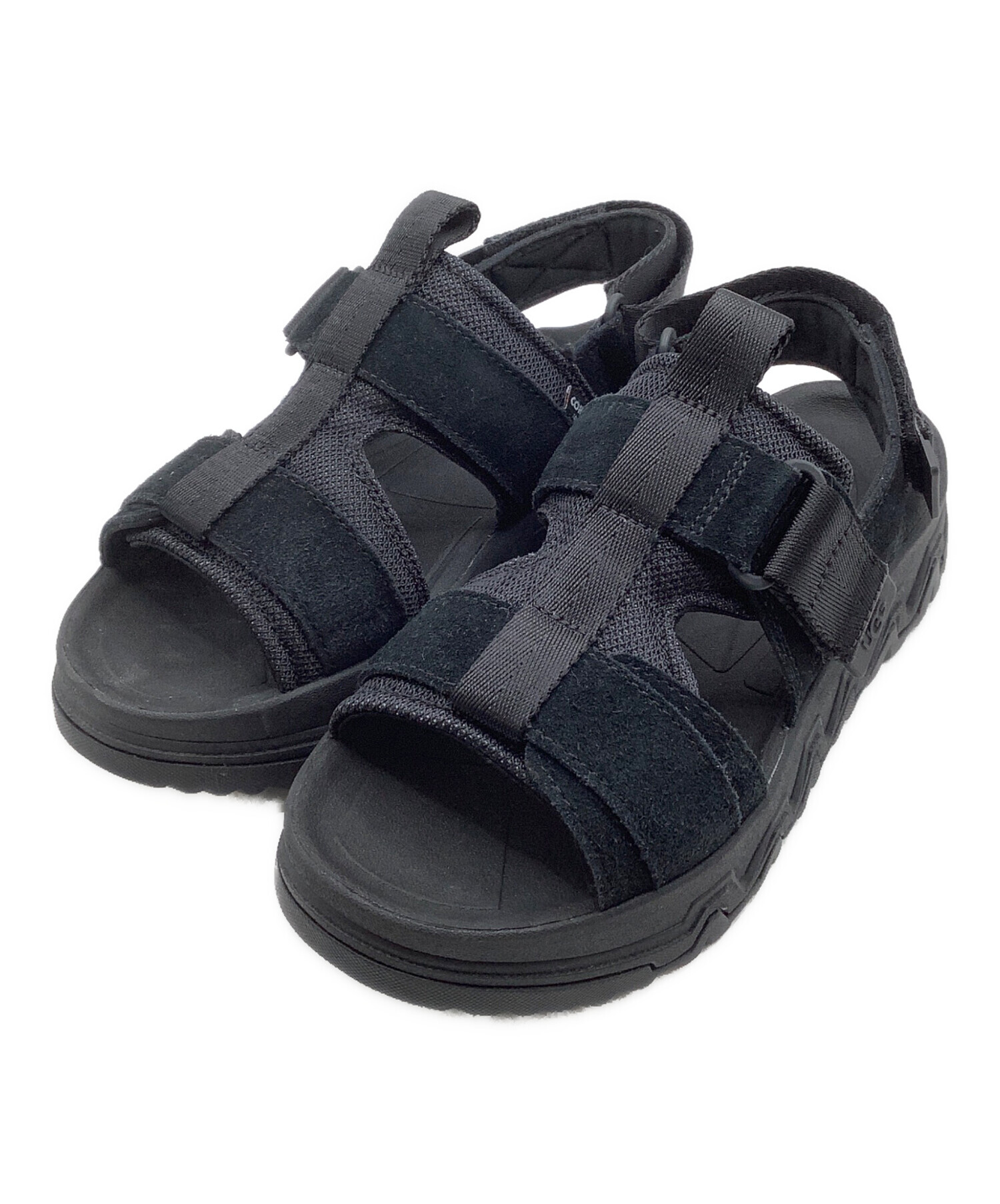 サンダル UGG 24cm 新品未使用 中古・古着通販】UGG (アグ) サンダル ブラック サイズ:24｜ブランド