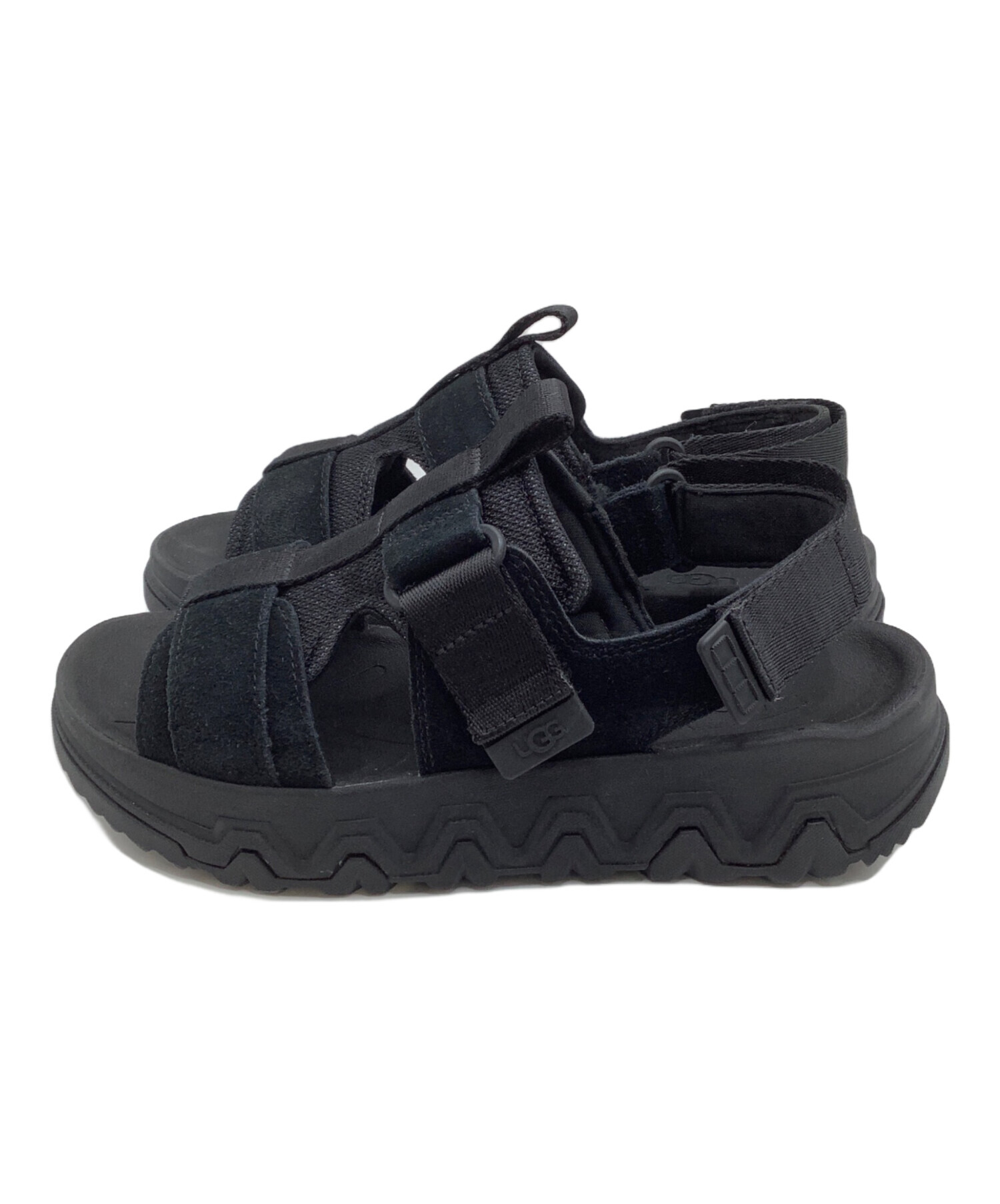 中古・古着通販】UGG (アグ) サンダル ブラック サイズ:24｜ブランド