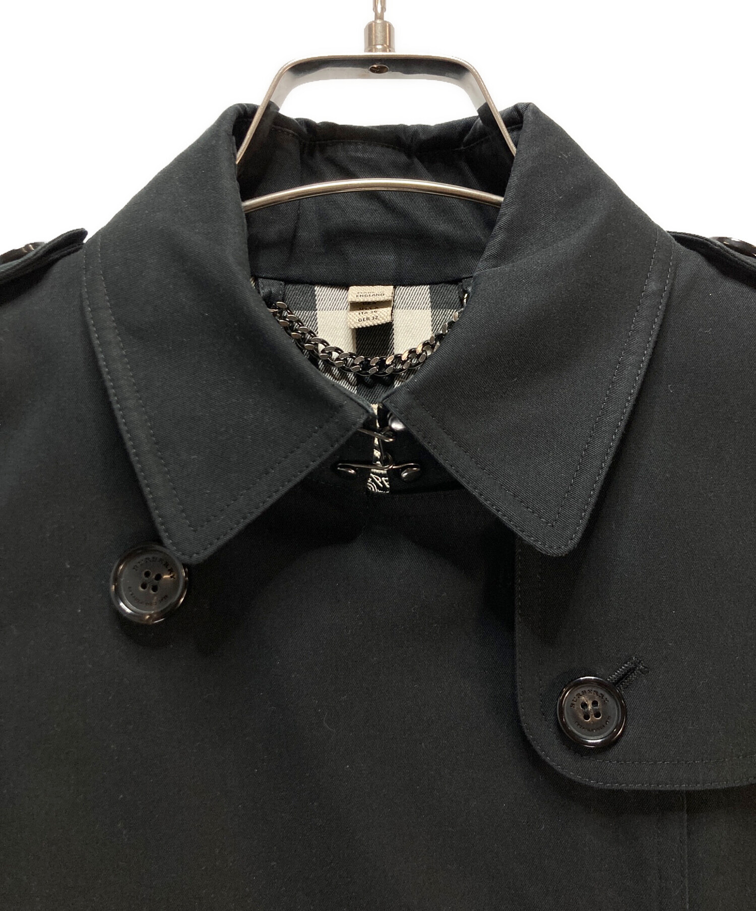 【BURBERRY LONDON】バーバリー コート GBBURLIMCAS BURBERRY（バーバリー） ブラック GBBURLIMCAS KENSINGTON MEDIUM