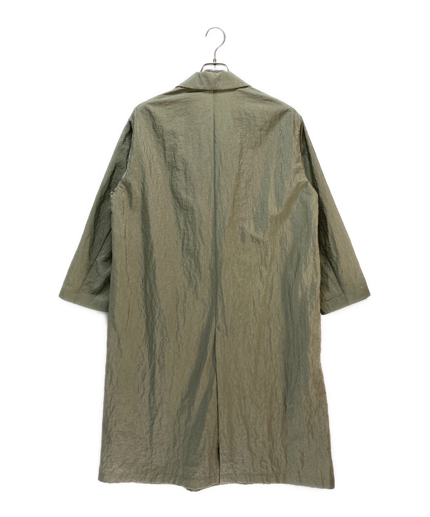中古・古着通販】heliopole (エリオポール) SHINY SHEER LIGHT COAT 