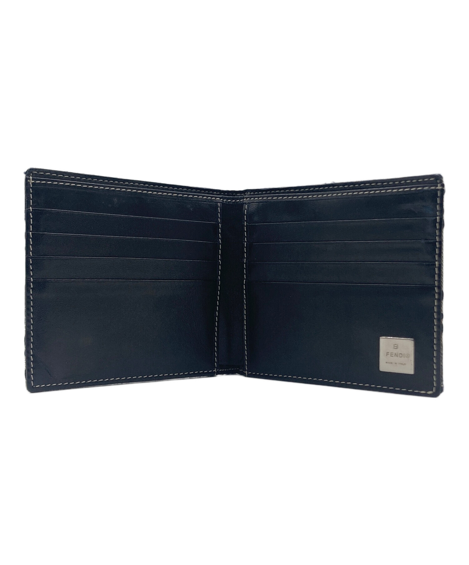 中古・古着通販】FENDI (フェンディ) FENDI ズッカ柄 2つ折り財布