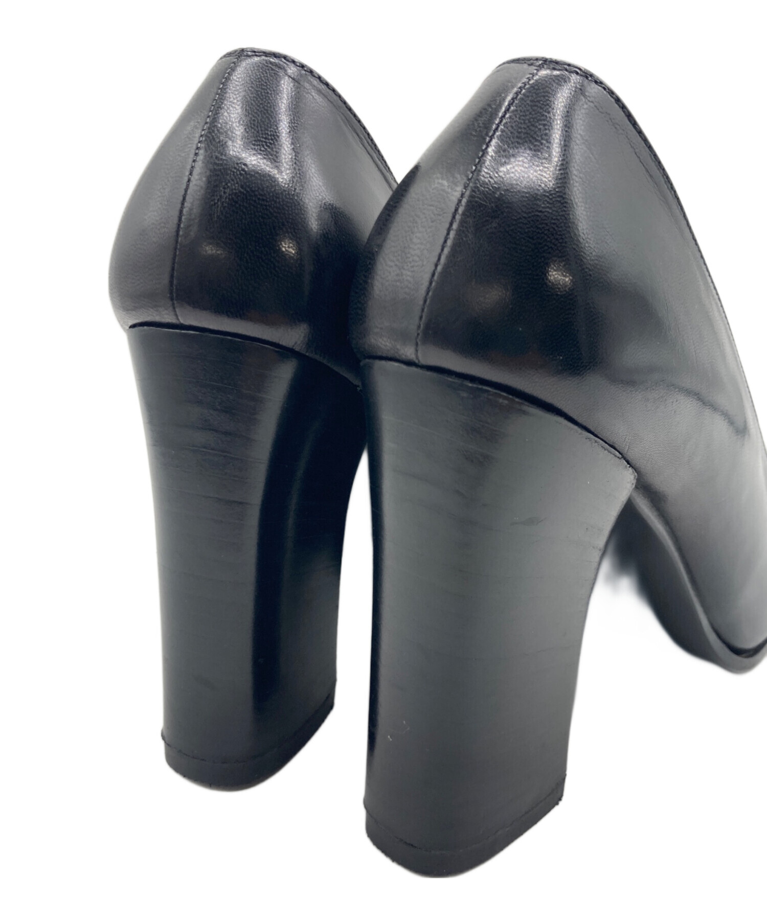 中古・古着通販】GUCCI (グッチ) GUCCI レザー ハイヒール ブラック