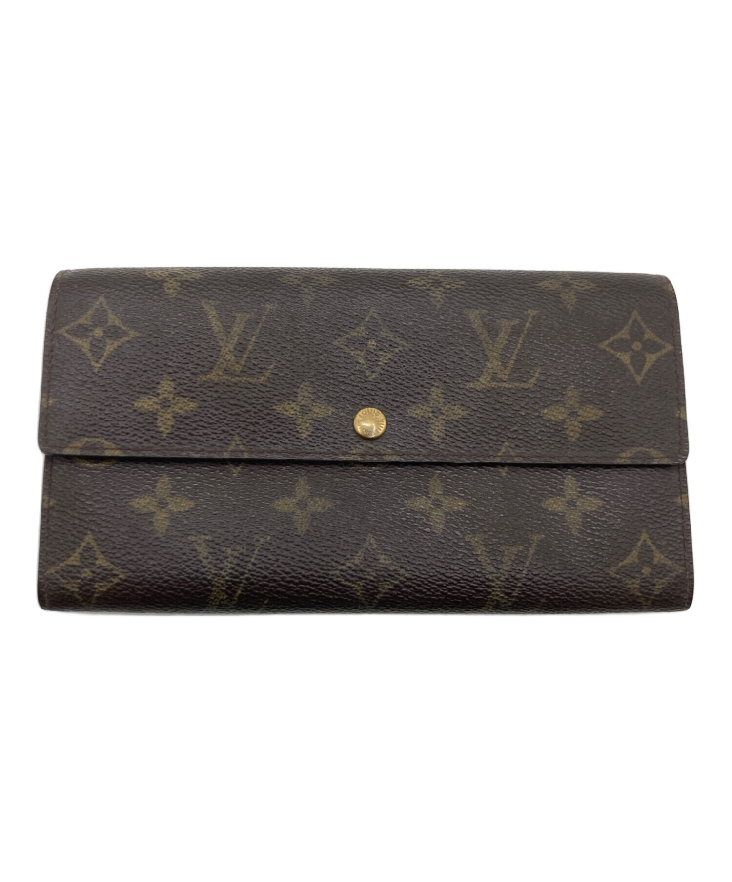 中古・古着通販】LOUIS VUITTON (ルイ ヴィトン) 長財布 ブラウン