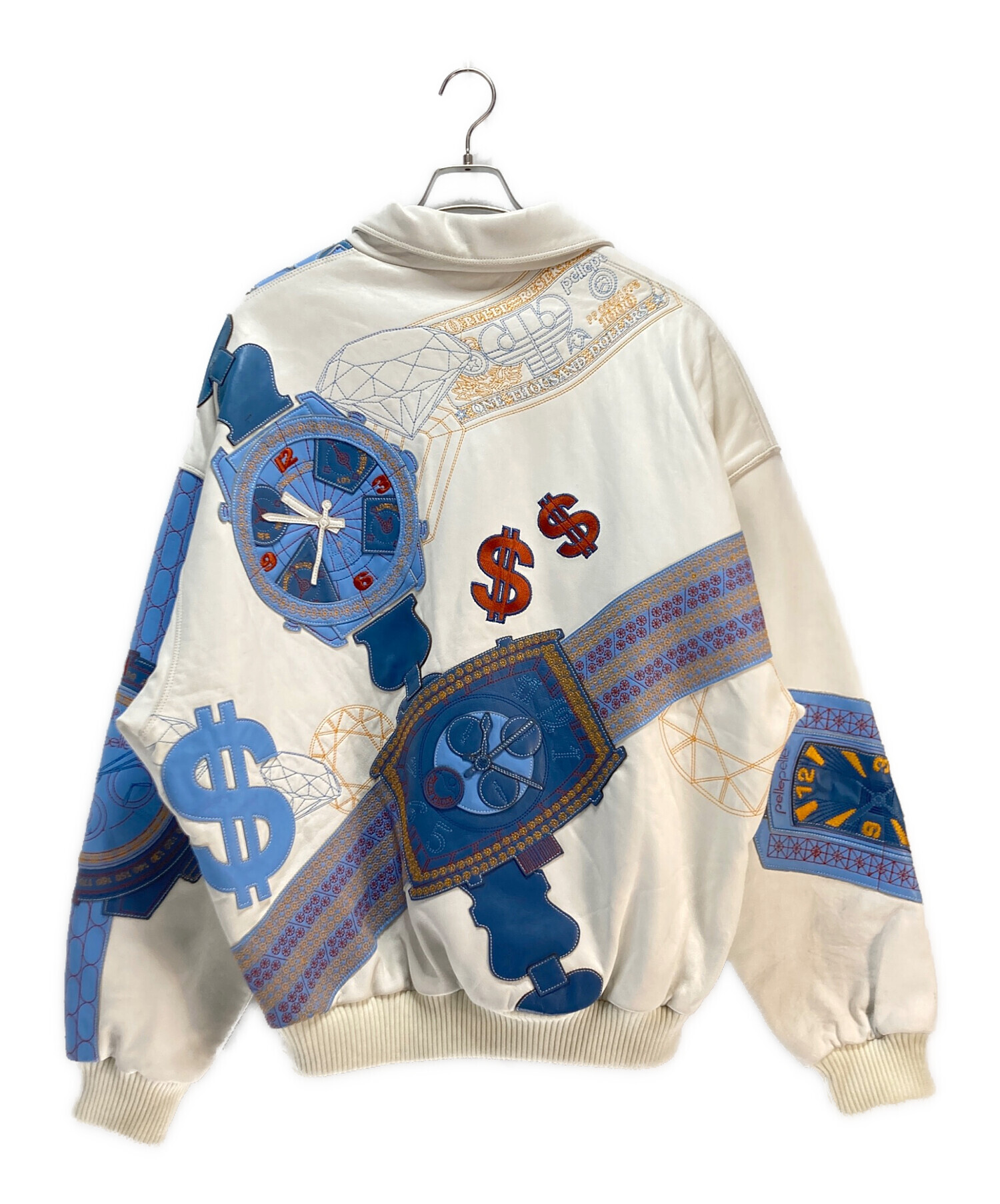 中古・古着通販】pellepelle (ペレペレ) レザージャケット ホワイト