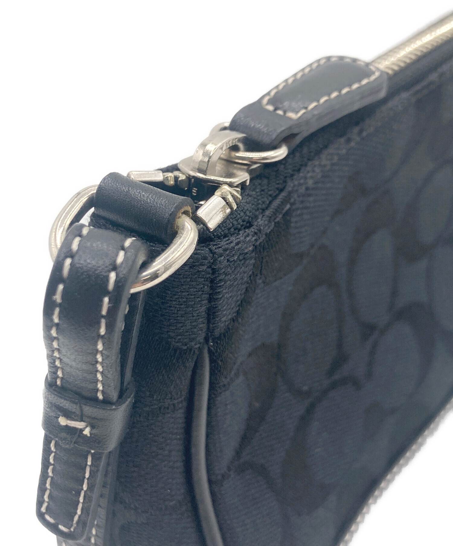 中古・古着通販】COACH (コーチ) シグネチャー アクセサリーポーチ