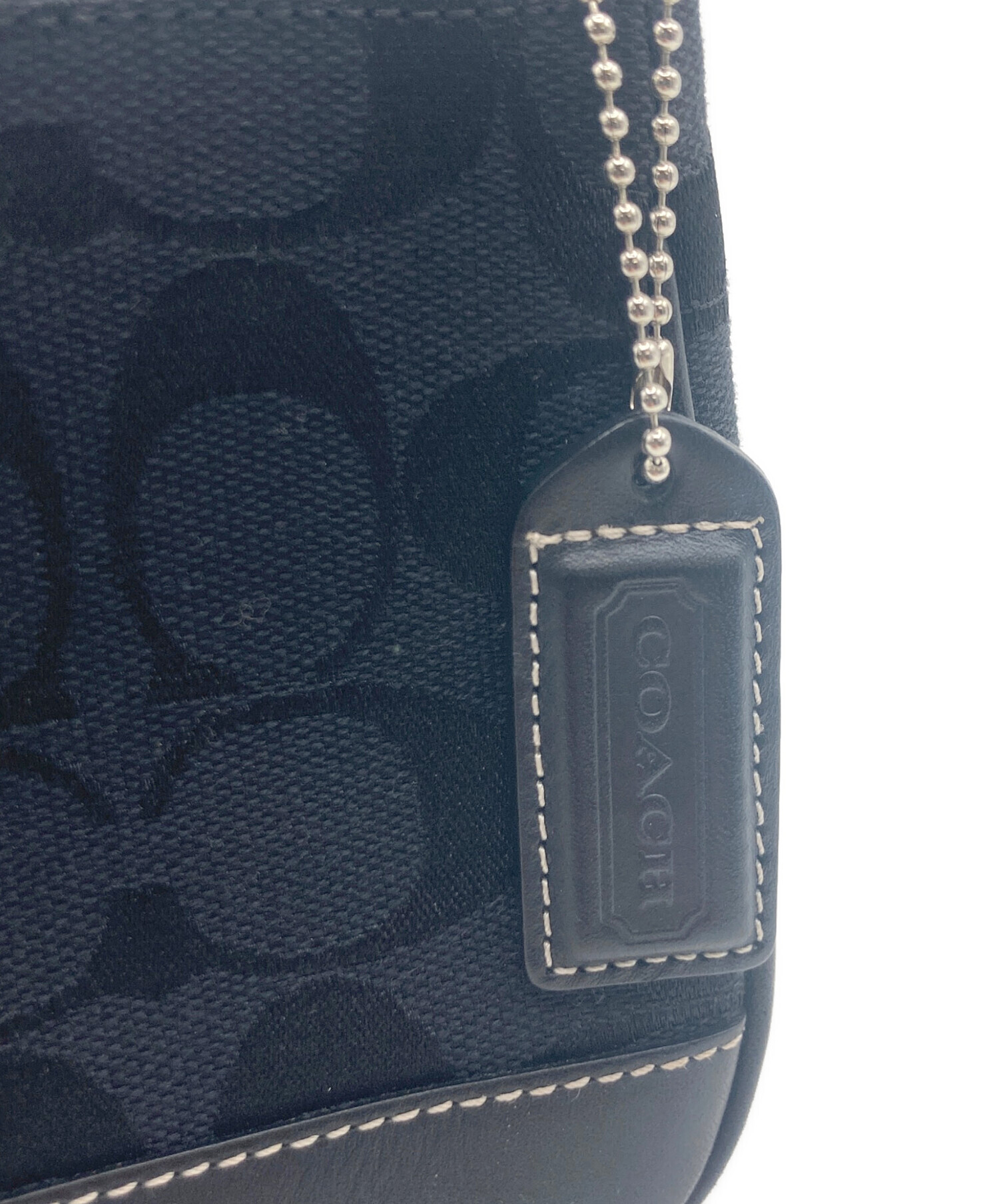 中古・古着通販】COACH (コーチ) シグネチャー アクセサリーポーチ