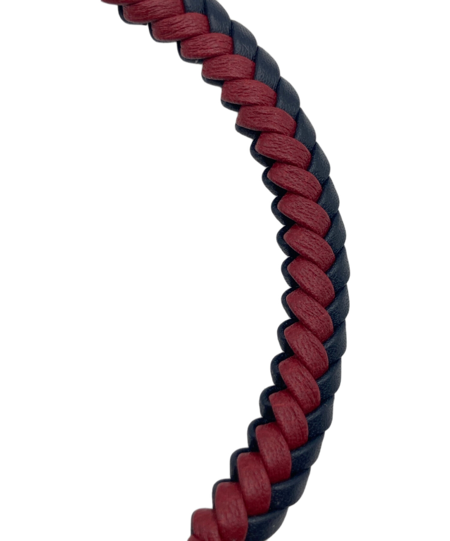 中古・古着通販】GUCCI (グッチ) GUCCI クレスト 編み込みレザー