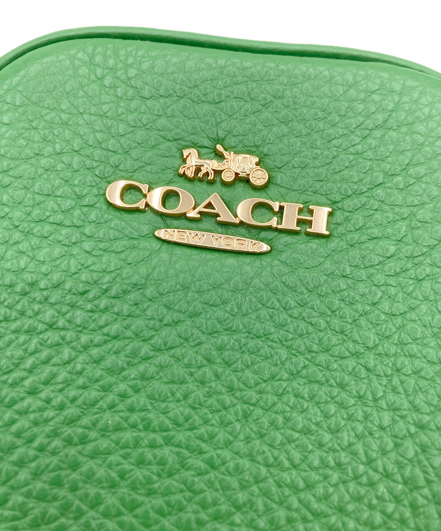 COACHバッグ 斜め掛けバッグ グリーン 中古・古着通販】COACH (コーチ) COACH ショルダーバッグ グリーン