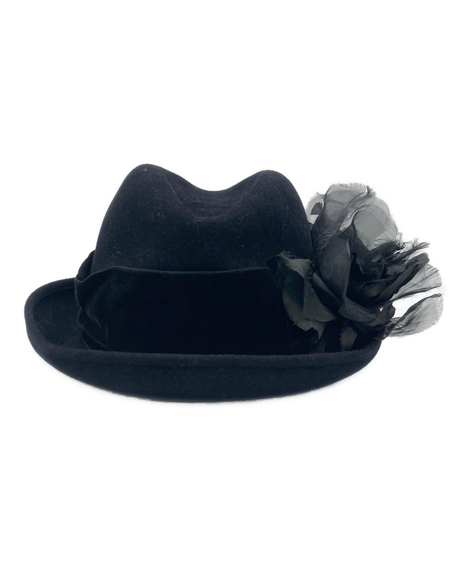 COMME des GARÇONS Stephen Jones ブラックハット 中古・古着通販】COMME des GARCONS HOMME PLUS Stephen Jones