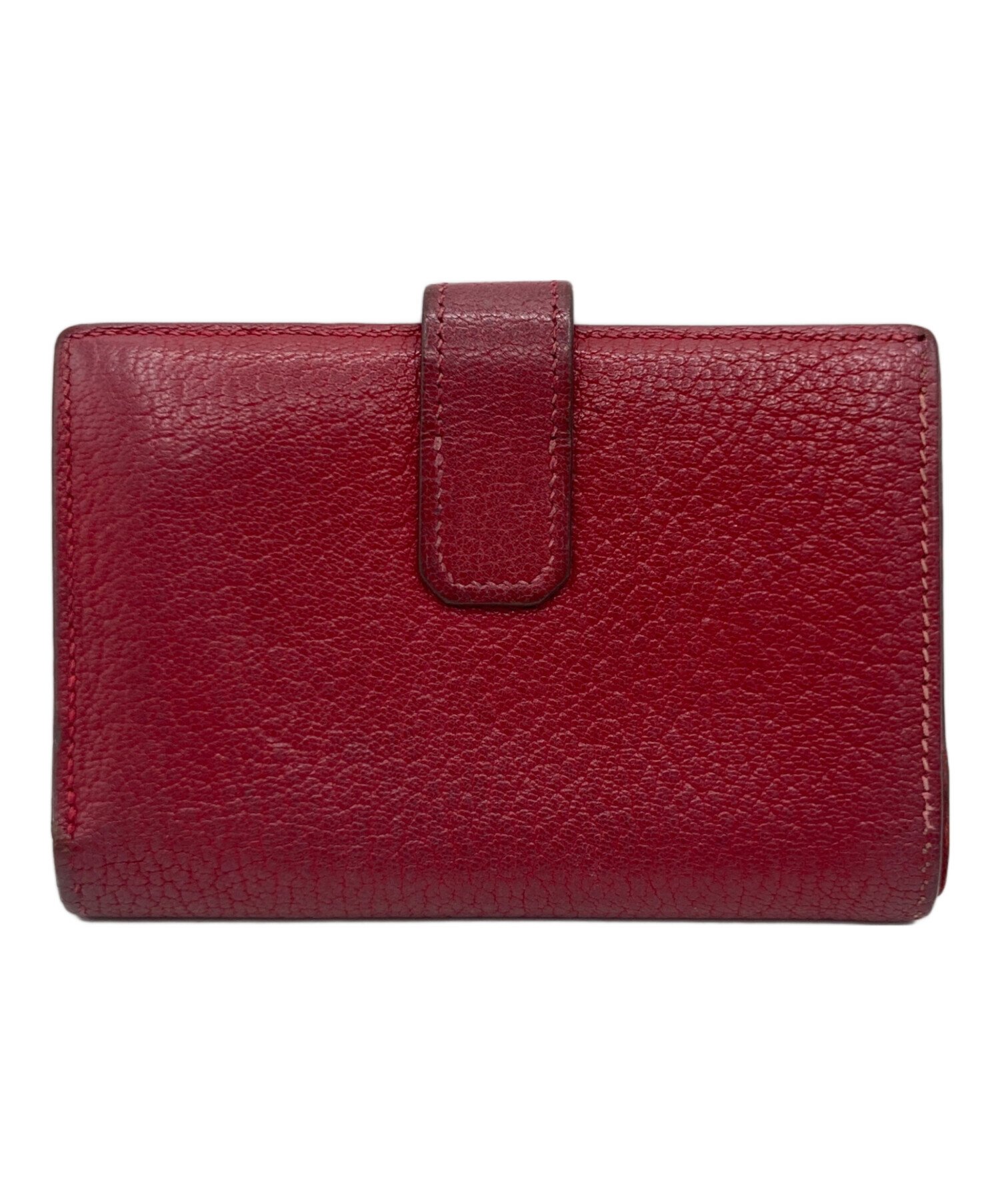 中古・古着通販】HERMES (エルメス) HERMES ベアンコンパクト レッド 
