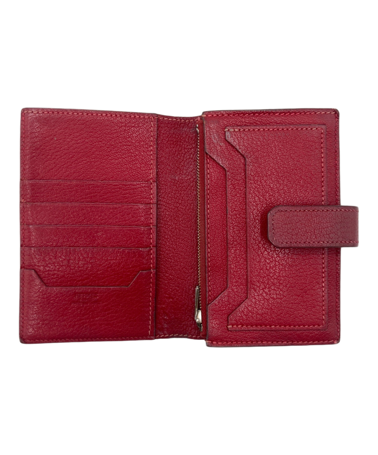 中古・古着通販】HERMES (エルメス) HERMES ベアンコンパクト レッド
