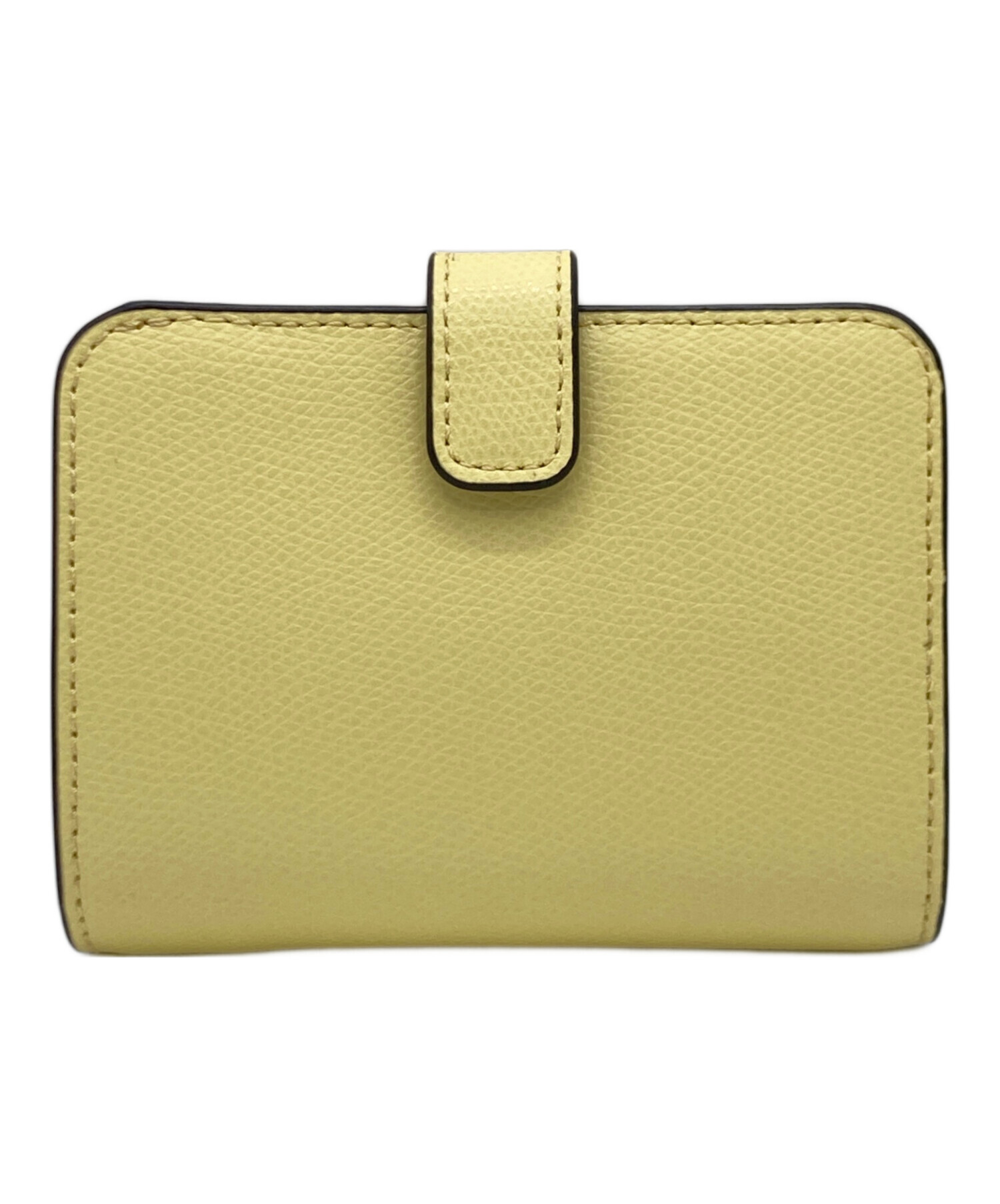 中古・古着通販】FURLA (フルラ) FURLA 二つ折り財布 イエロー×ピンク