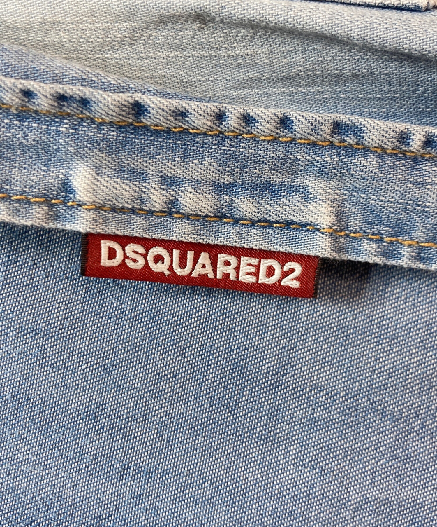 中古・古着通販】DSQUARED2 (ディースクエアード) デニムシャツ