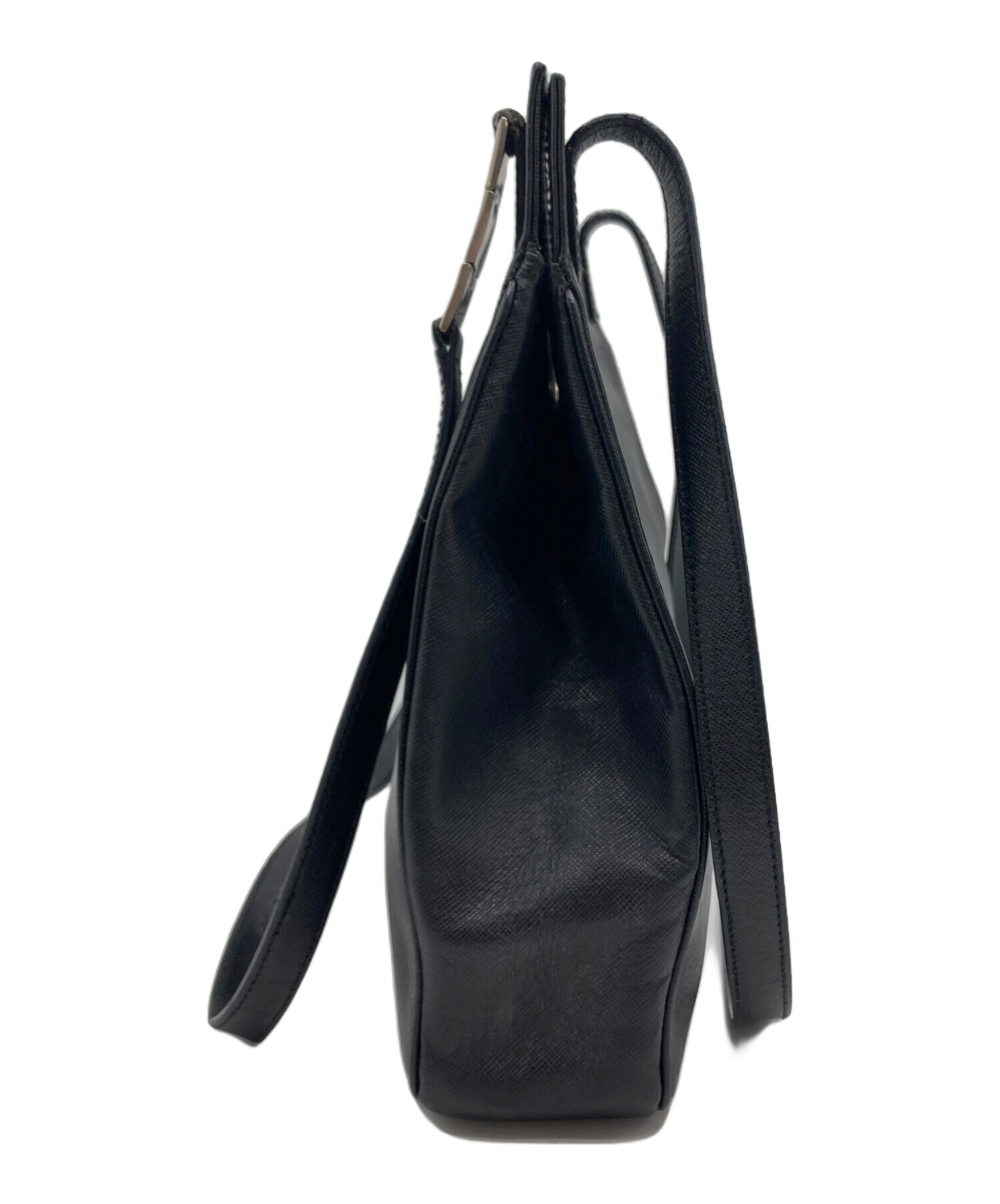 Salvatore Ferragamo ショルダーバッグ  黒 【古着】【中古】【送料無料】 中古・古着通販】Salvatore Ferragamo (サルヴァトーレ フェラガモ