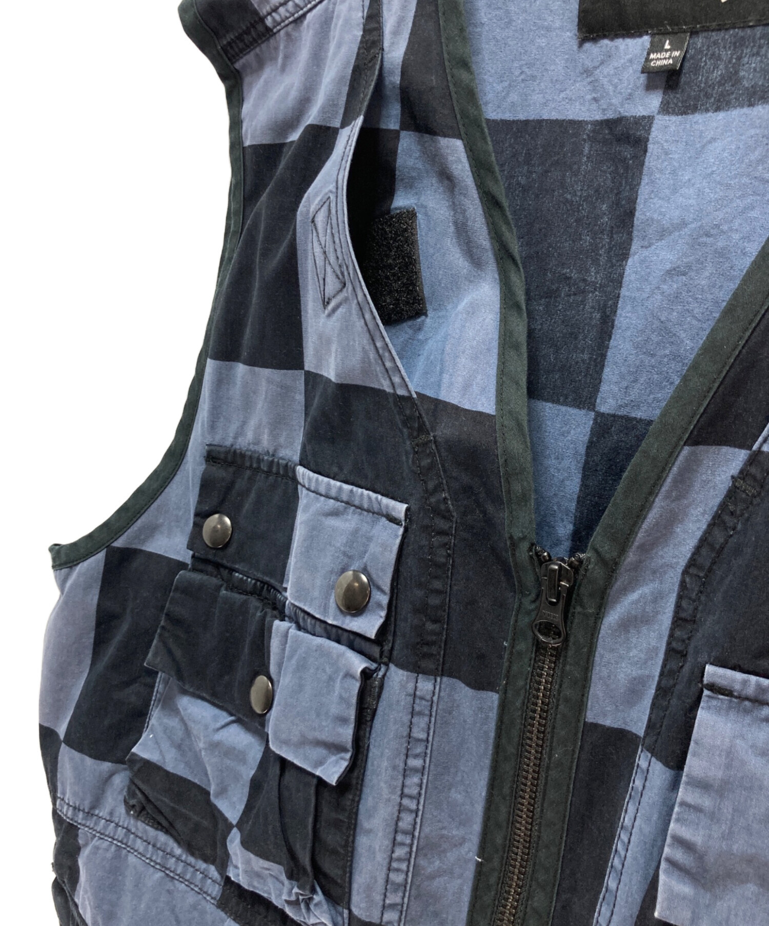 Stüssy ネイビー ベスト Lサイズ 中古・古着通販】stussy (ステューシー) stussy ユーティリティベスト