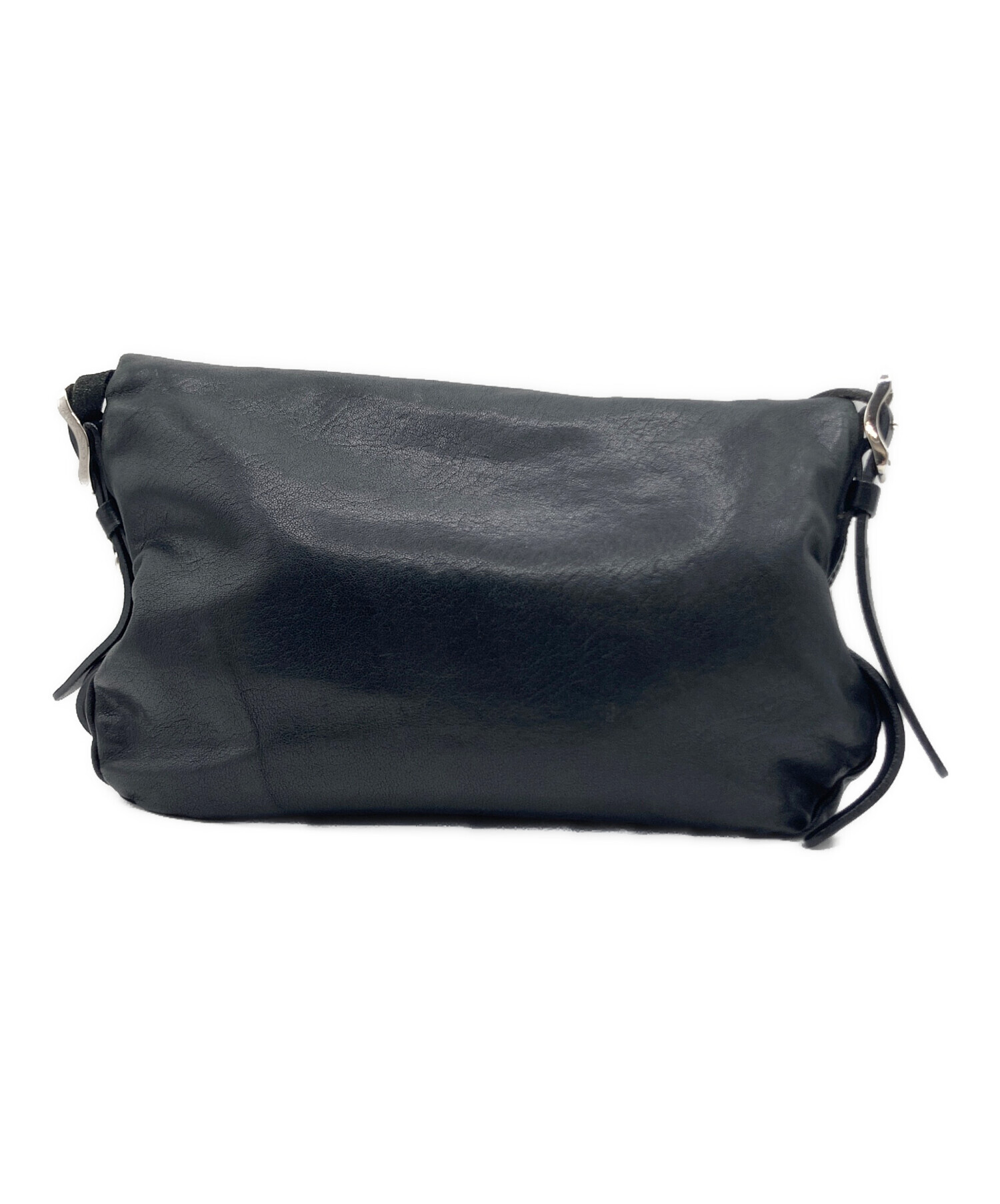 JIMMY CHOO ジミーチュウ バイカー レザーショルダーバッグ 中古・古着通販】JIMMY CHOO (ジミーチュウ) バイカーチェーン