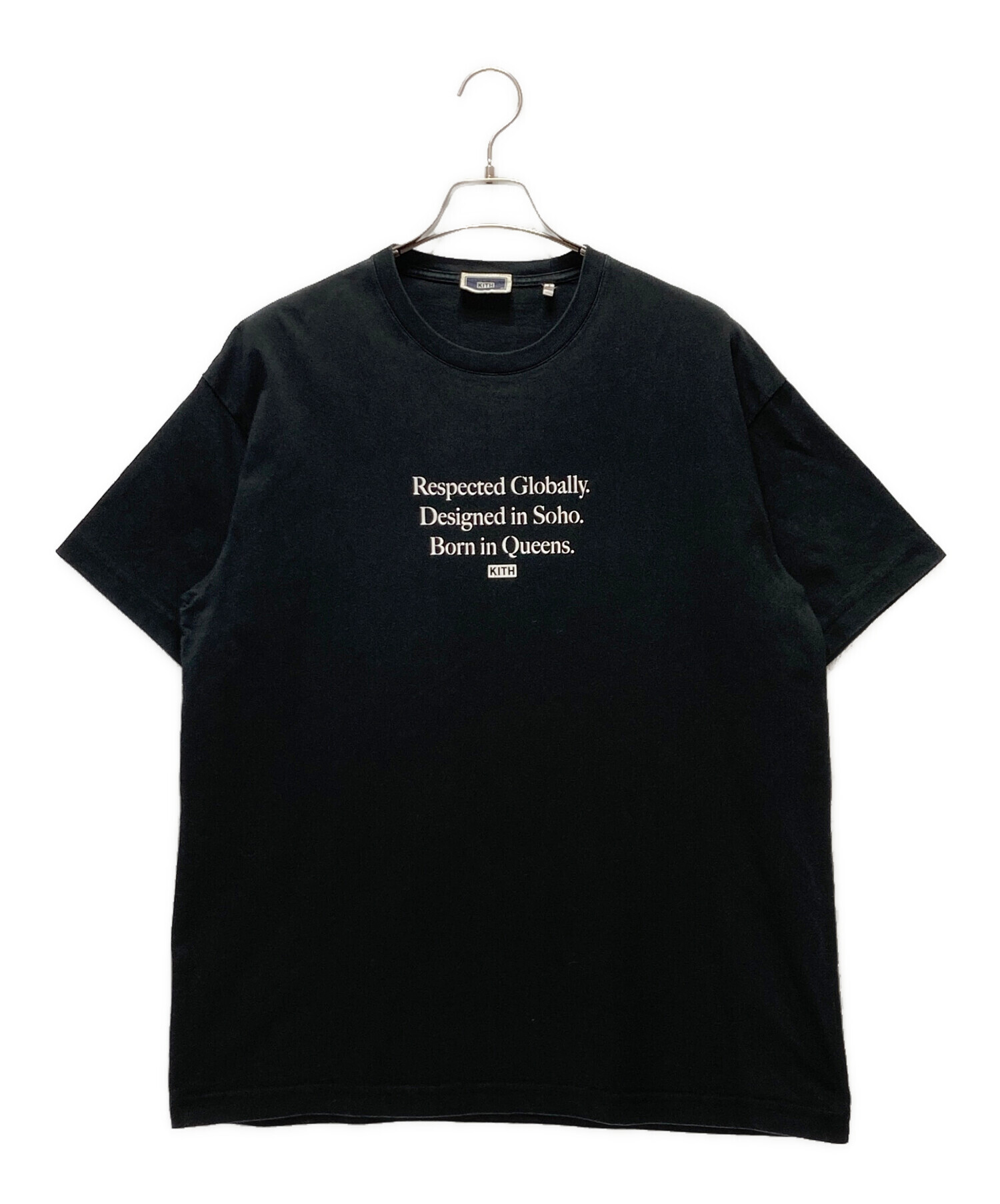 新品未使用)XXL KITH SS Tシャツ 中古・古着通販】KITH (キス) KITH Respected SS Tee ブラック サイズ