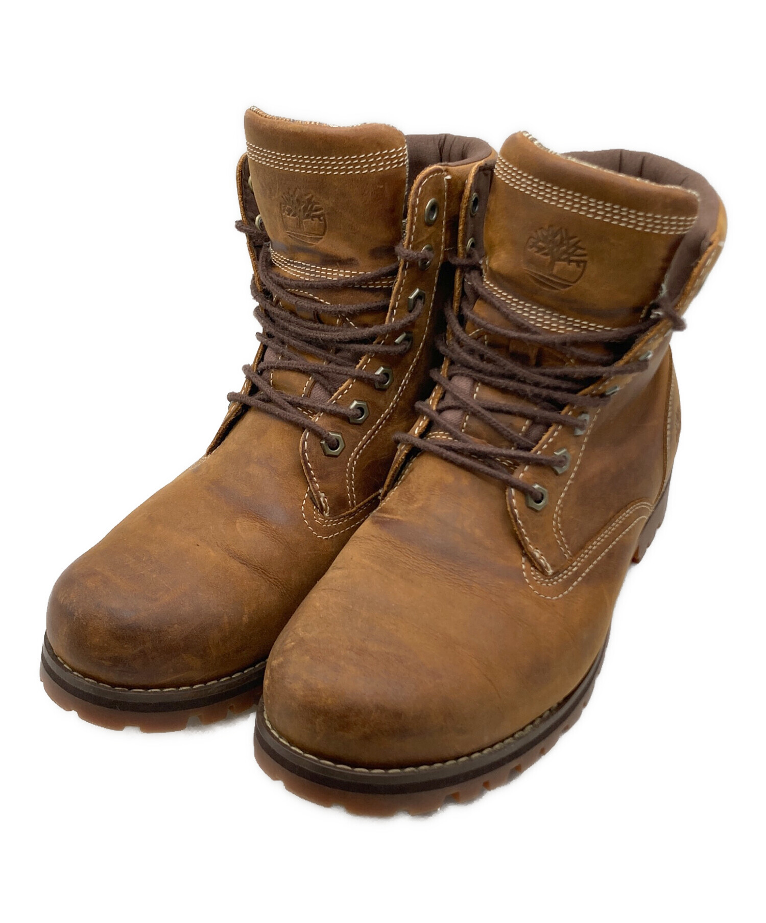Timberland ブラウン ワークブーツ 値下げ中！！ 中古・古着通販】Timberland (ティンバーランド) ラグ ウォーター