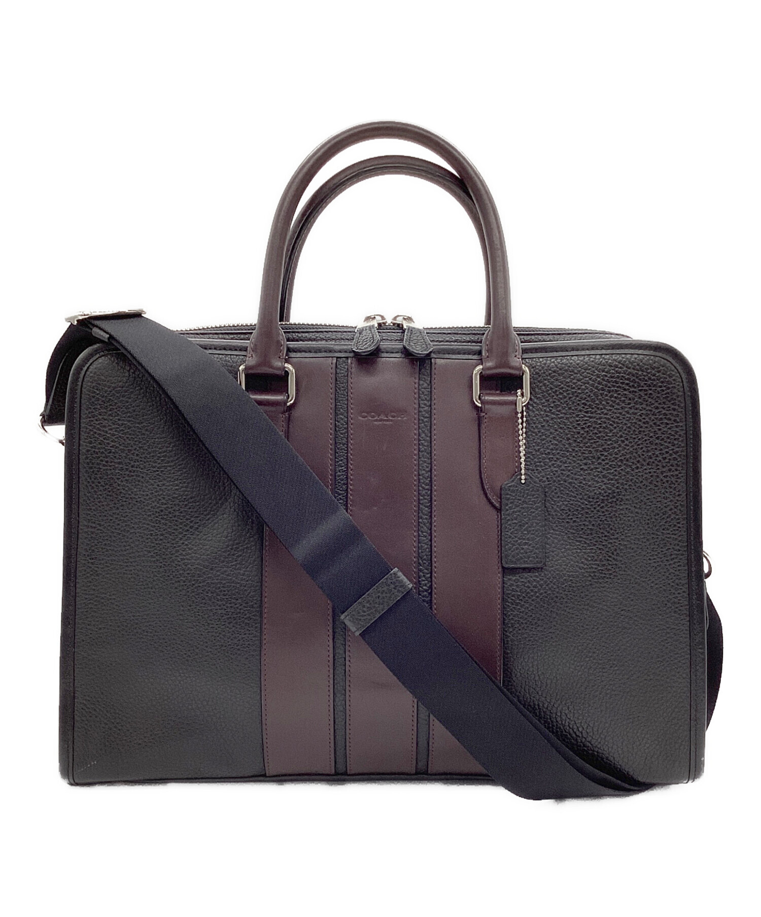 【人気商品中古】COACH ブラック レザー ビジネスバッグ 人気商品中古】COACH ブラック レザー ビジネスバッグ COACH ブラック