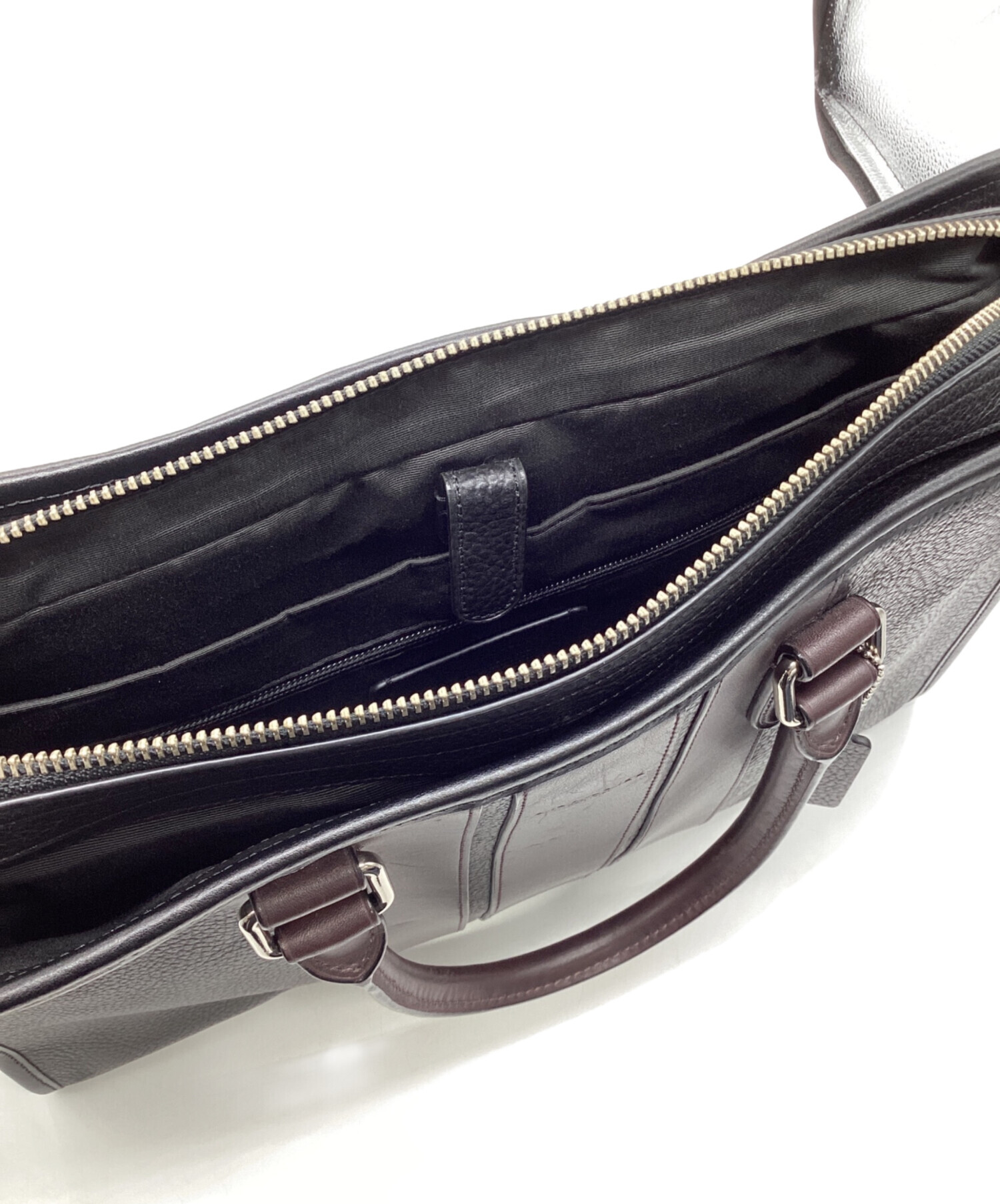 中古・古着通販】COACH (コーチ) ビジネスバッグ ブラック｜ブランド