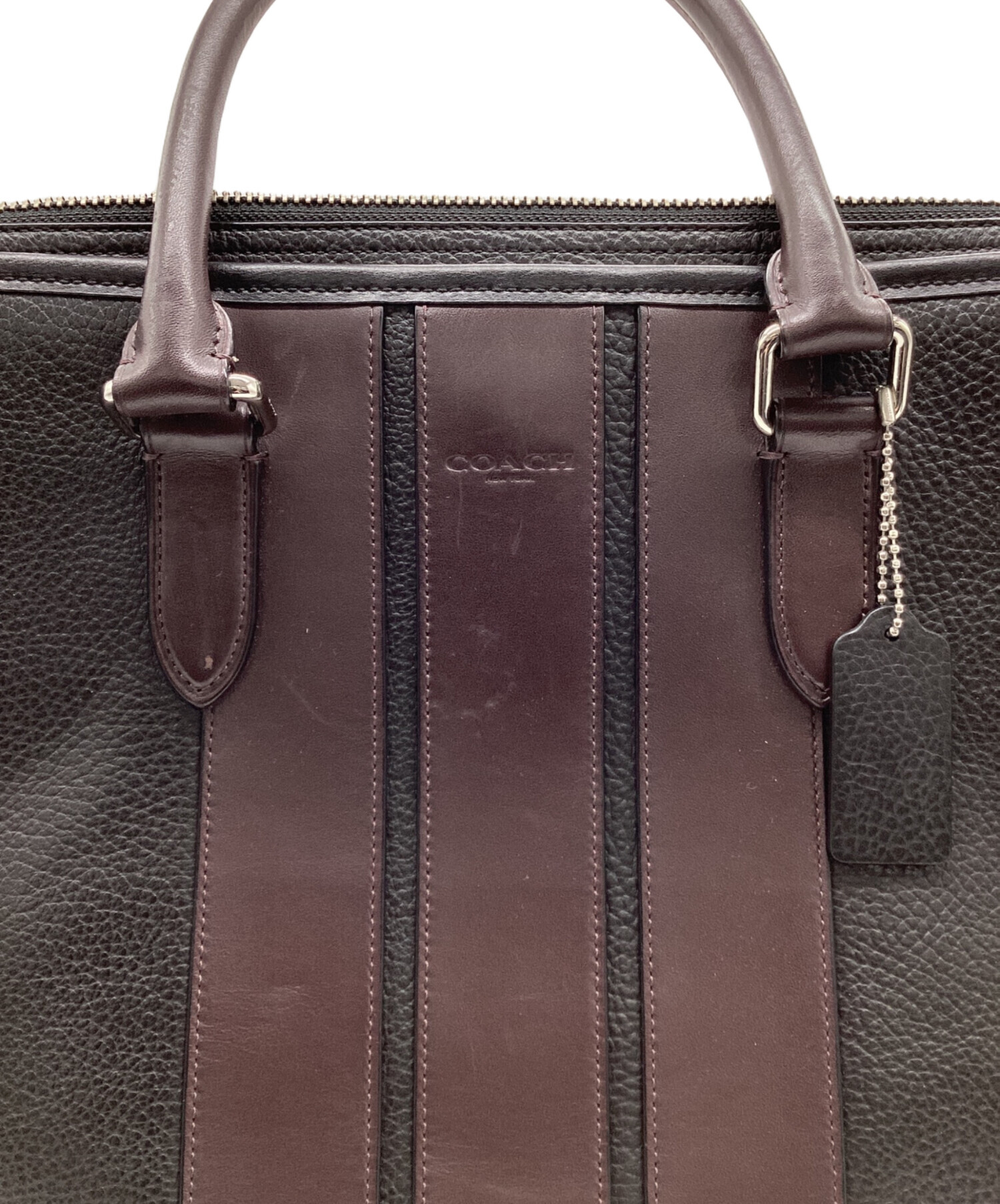中古・古着通販】COACH (コーチ) ビジネスバッグ ブラック|ブランド 中古・古着通販】COACH (コーチ) ビジネスバッグ ブラック|ブランド