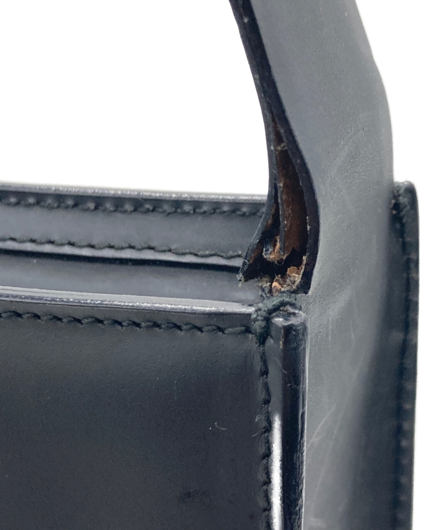 中古・古着通販】GUCCI (グッチ) Gロゴ ワンショルダーバッグ ブラック 