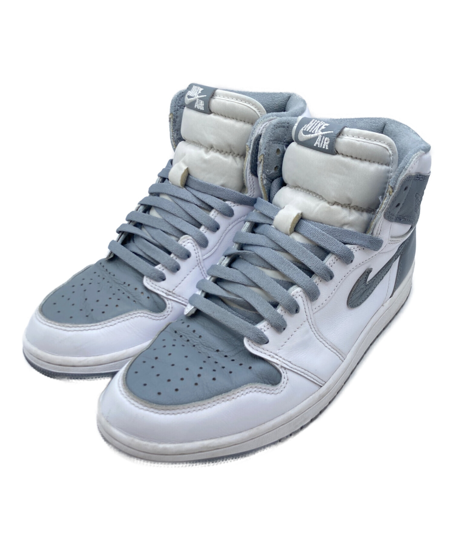 中古・古着通販】NIKE (ナイキ) AIR JORDAN 1 RETRO HIGH OG グレー 