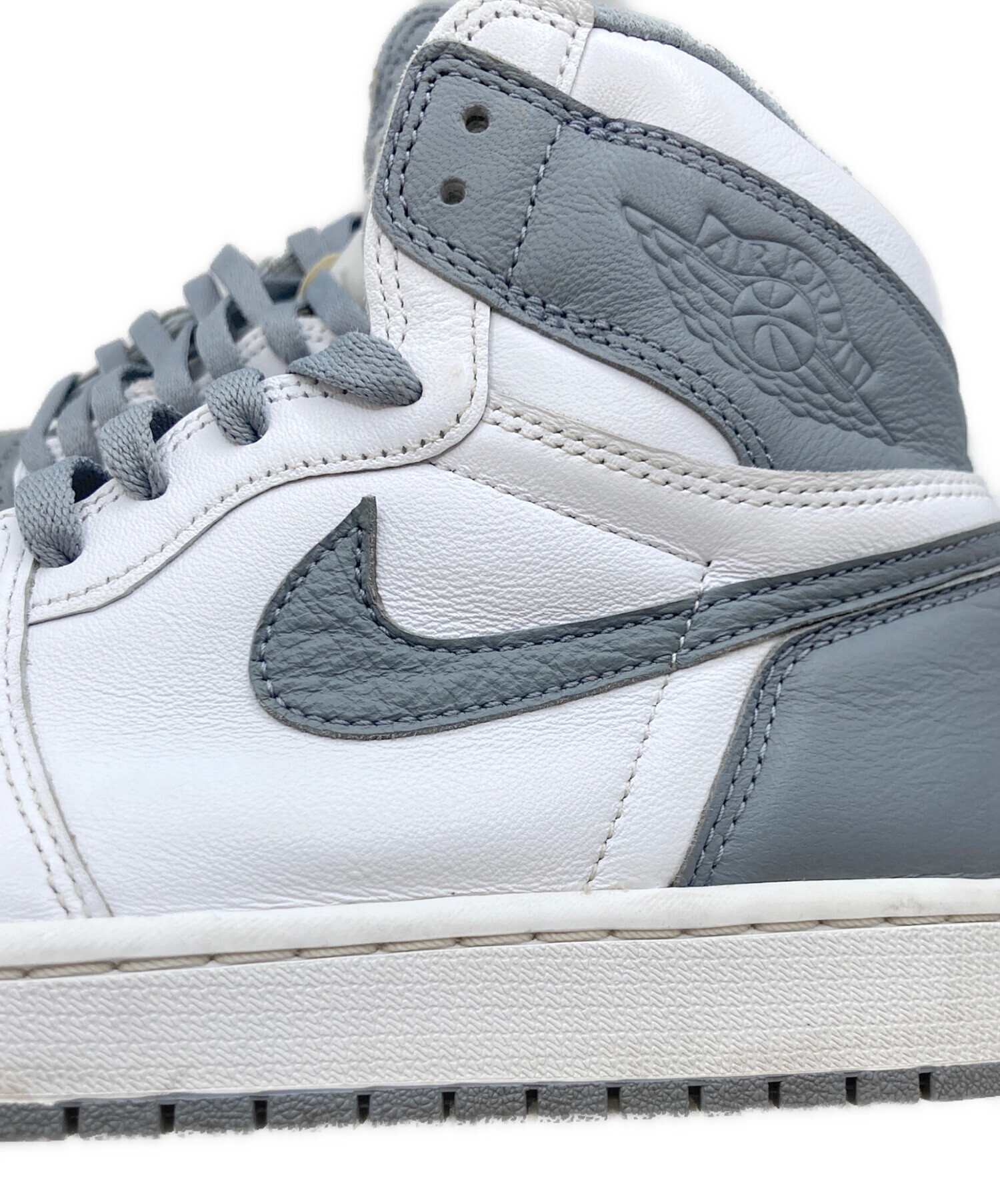 中古・古着通販】NIKE (ナイキ) AIR JORDAN 1 RETRO HIGH OG グレー 