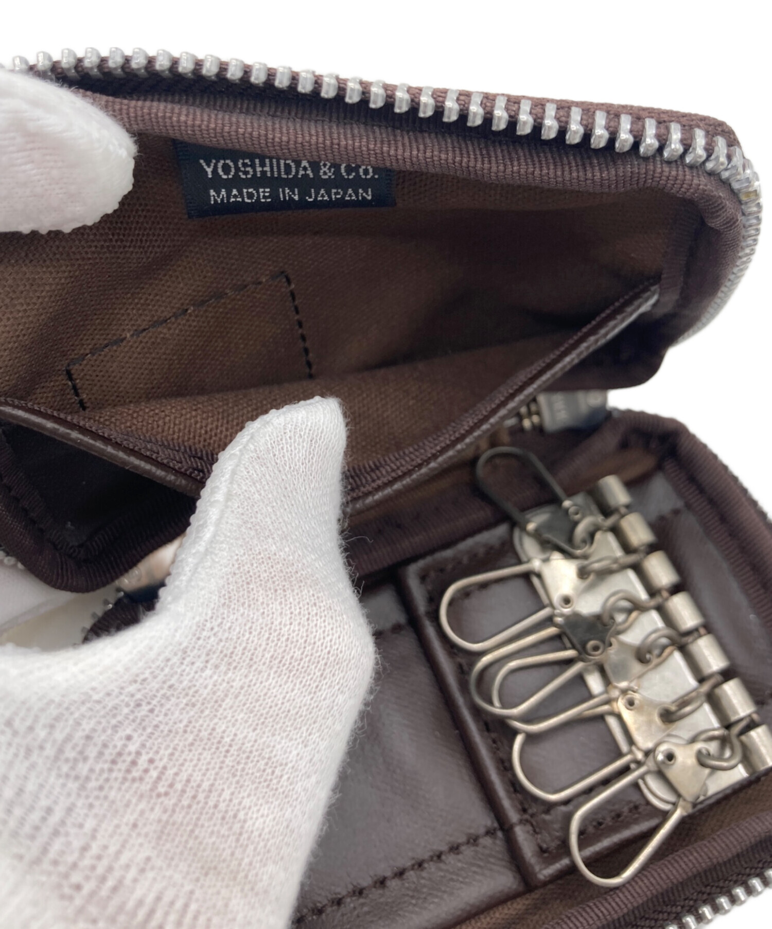 (未使用品)PORTER 　ポーター　 6連 キーケース 中古・古着通販】PORTER (ポーター) 6連キーケース ブラウン｜ブランド