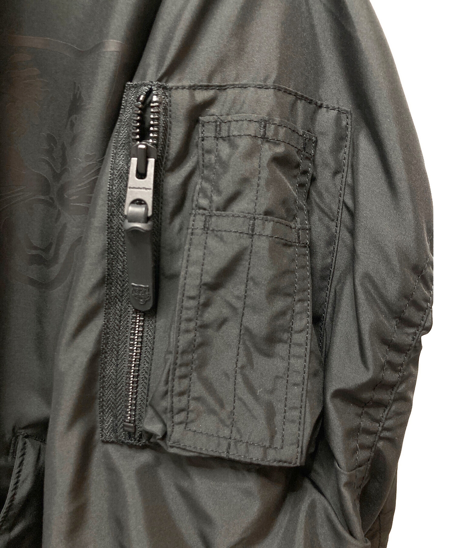 OnitsukaTiger】オニツカタイガー 中綿 ジャケット ブラック M PADDED