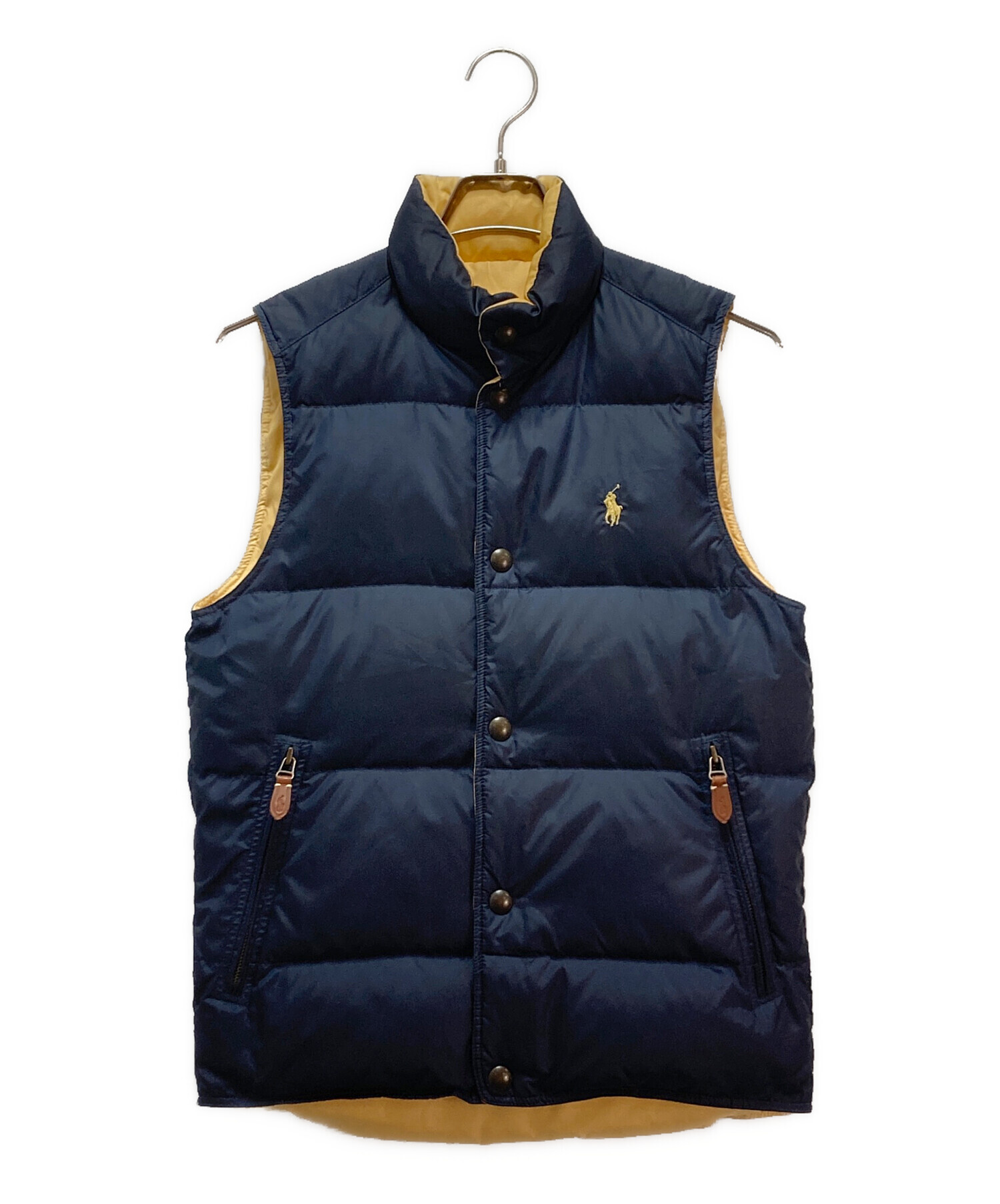 ポロ　ラルフローレン　リバーシブルパッチワークベスト　L 中古・古着通販】POLO RALPH LAUREN (ポロ・ラルフローレン) POLO
