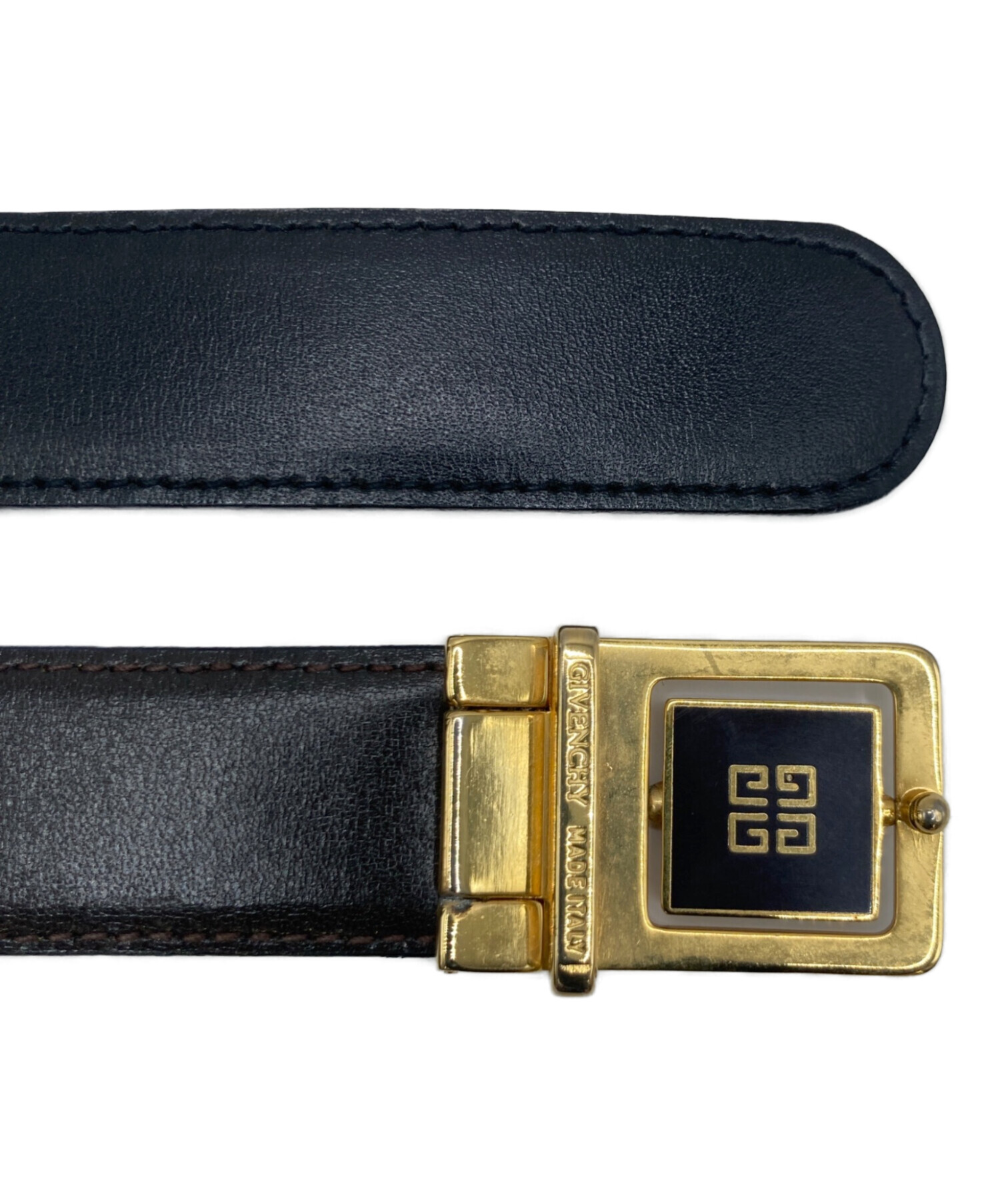 中古・古着通販】GIVENCHY (ジバンシィ) レザーベルト ブラック