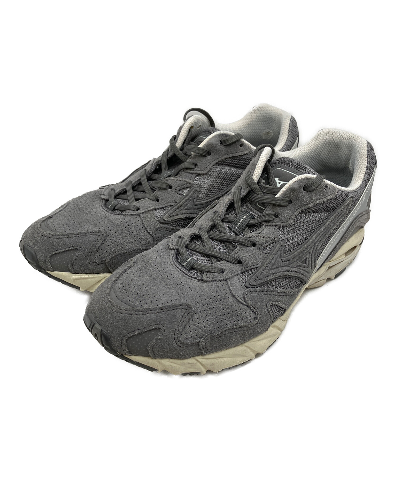 中古・古着通販】MIZUNO (ミズノ) スニーカー グレー×ホワイト サイズ