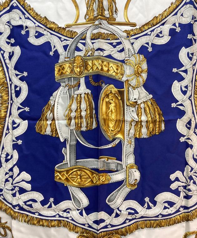 中古・古着通販】HERMES (エルメス) カレ90 BRIDE DE COUR 法廷の勒
