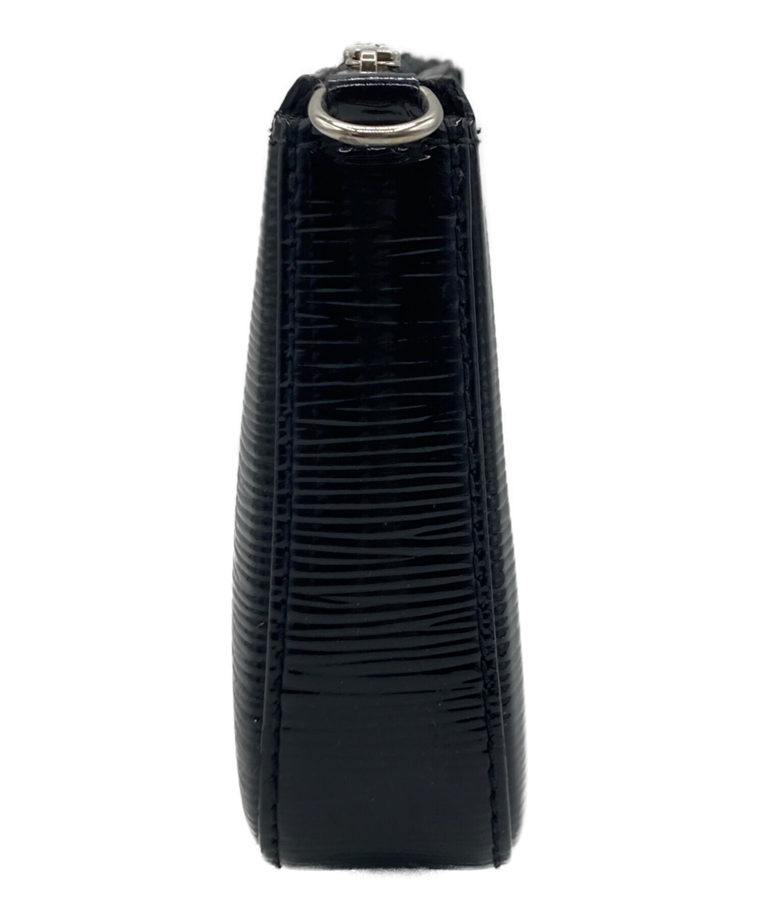 LOUIS VUITTON エピレザー ポシェット アクセソワール ブラック 中古・古着通販】LOUIS VUITTON (ルイ ヴィトン) エピ ポシェット