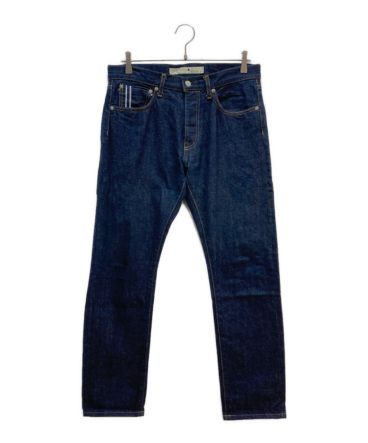 中古・古着通販】BLUE SAKURA (ブルーサクラ) セルビッチデニムパンツ