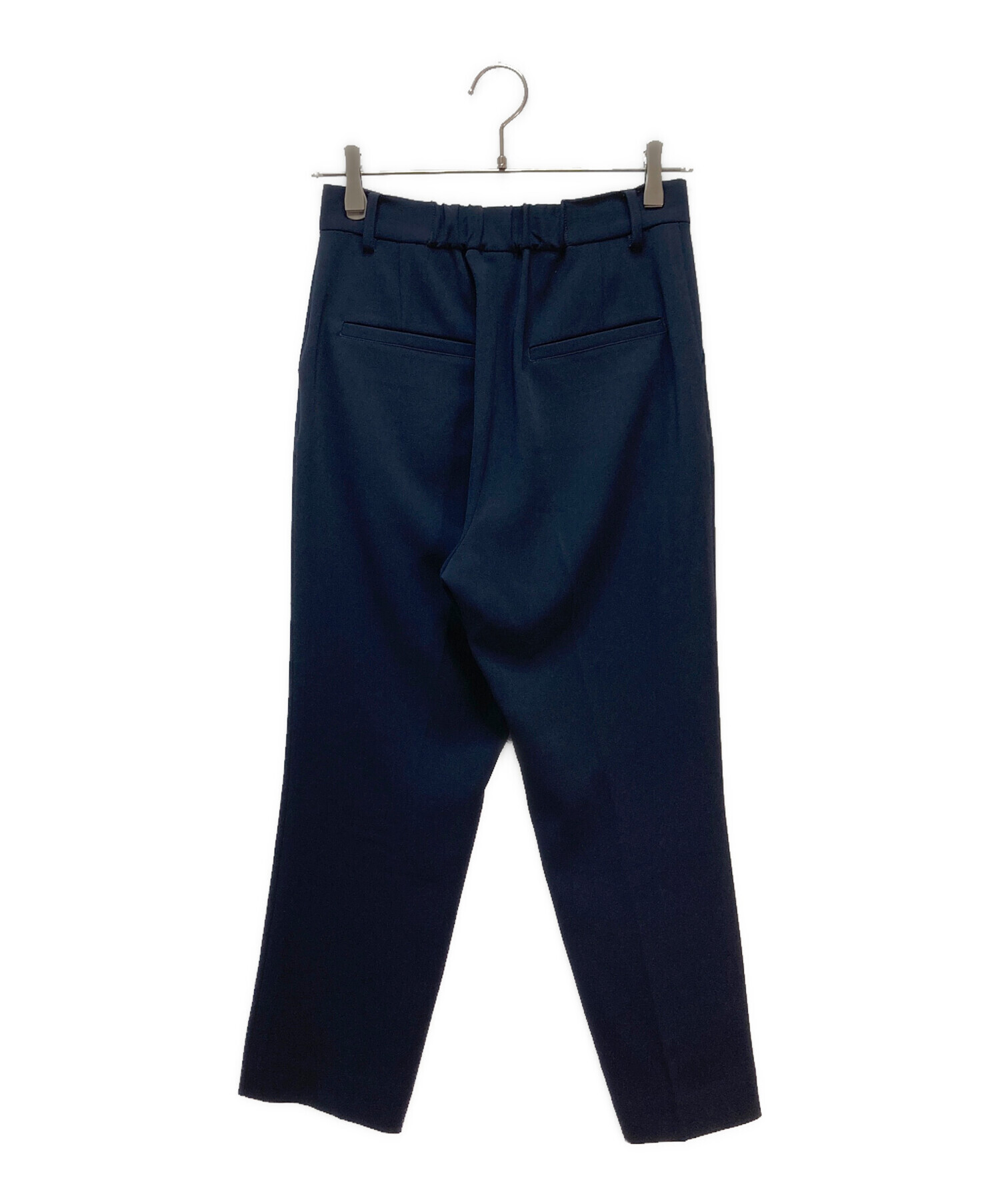 中古・古着通販】SOEJU (ソージュ) センタープレスパンツ ネイビー