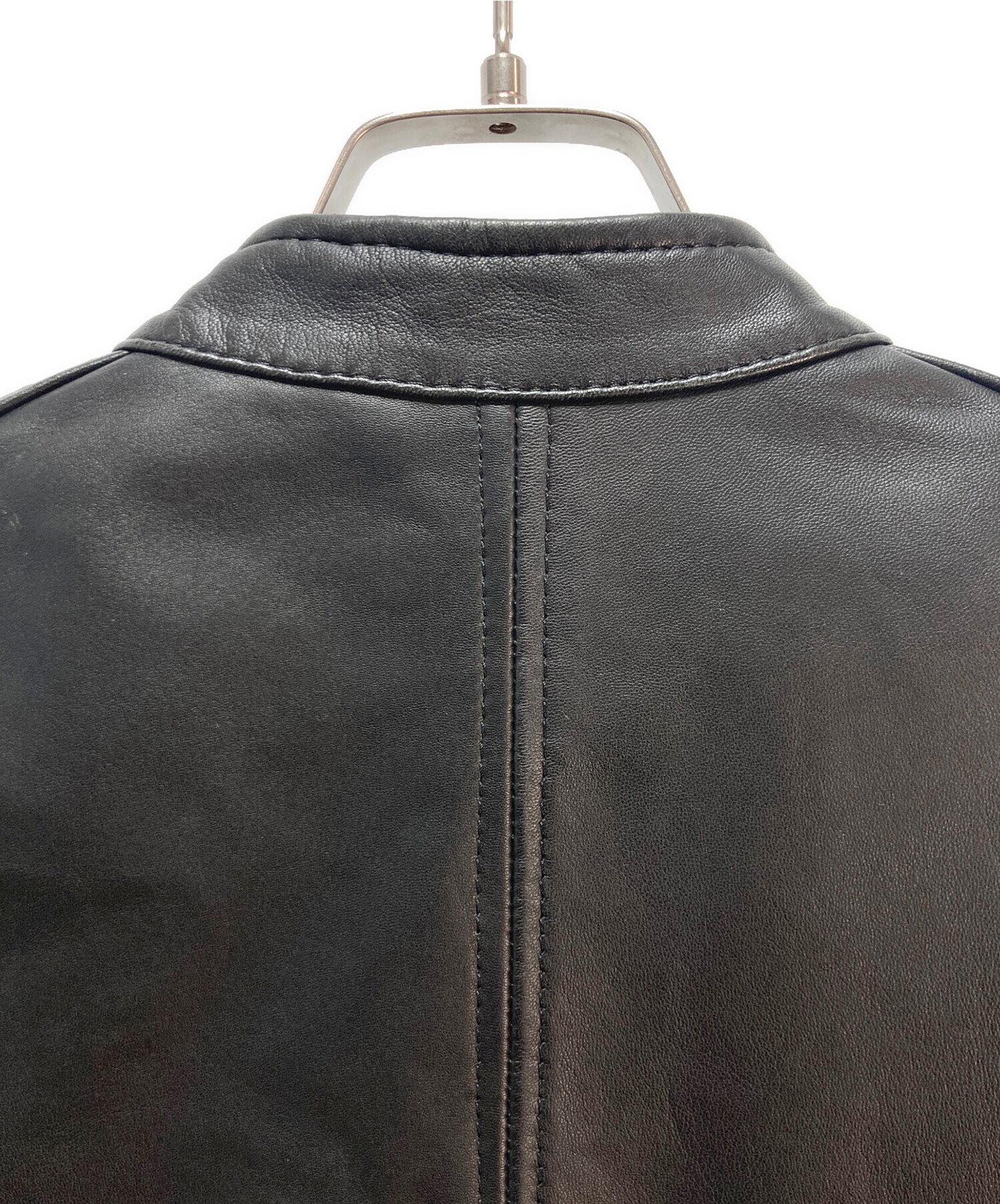 中古・古着通販】DIESEL (ディーゼル) ラムレザーシングルライダース