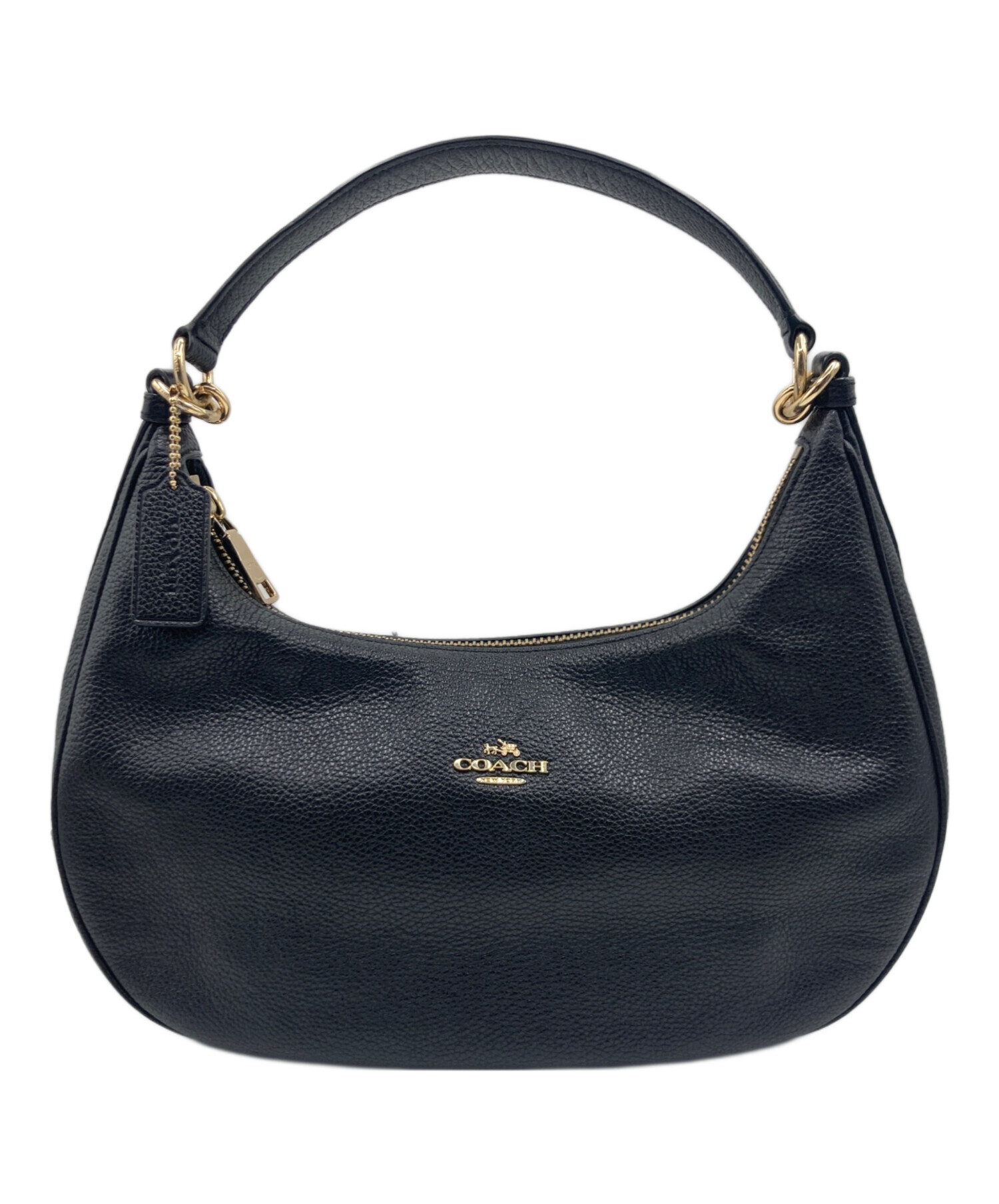 中古・古着通販】COACH (コーチ) ペブルドレザー ハーレー EW ホーボー