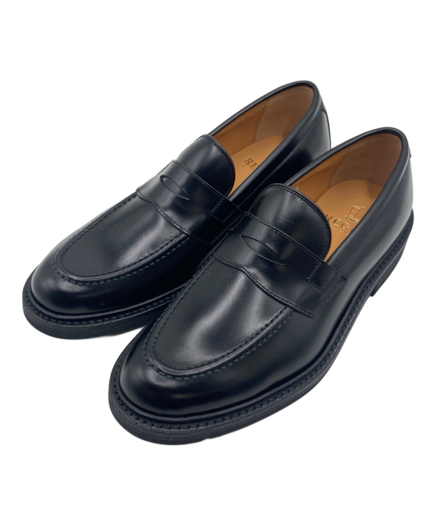 【かっくん出品】REGAL 25センチ 中古・古着通販】REGAL (リーガル) REGAL コインローファー ブラック