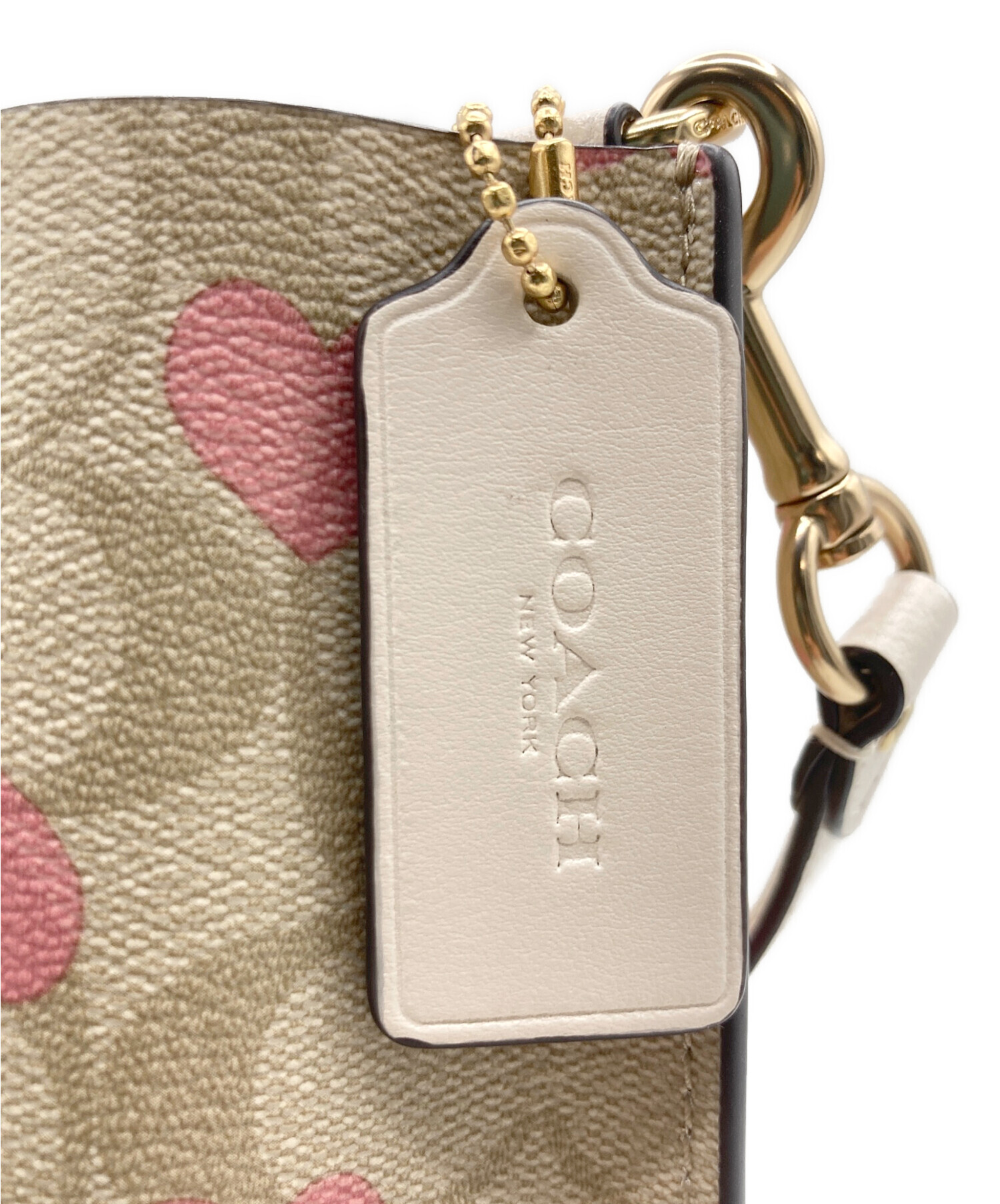 中古・古着通販】COACH (コーチ) モリーバケットバッグ22 シグネチャー
