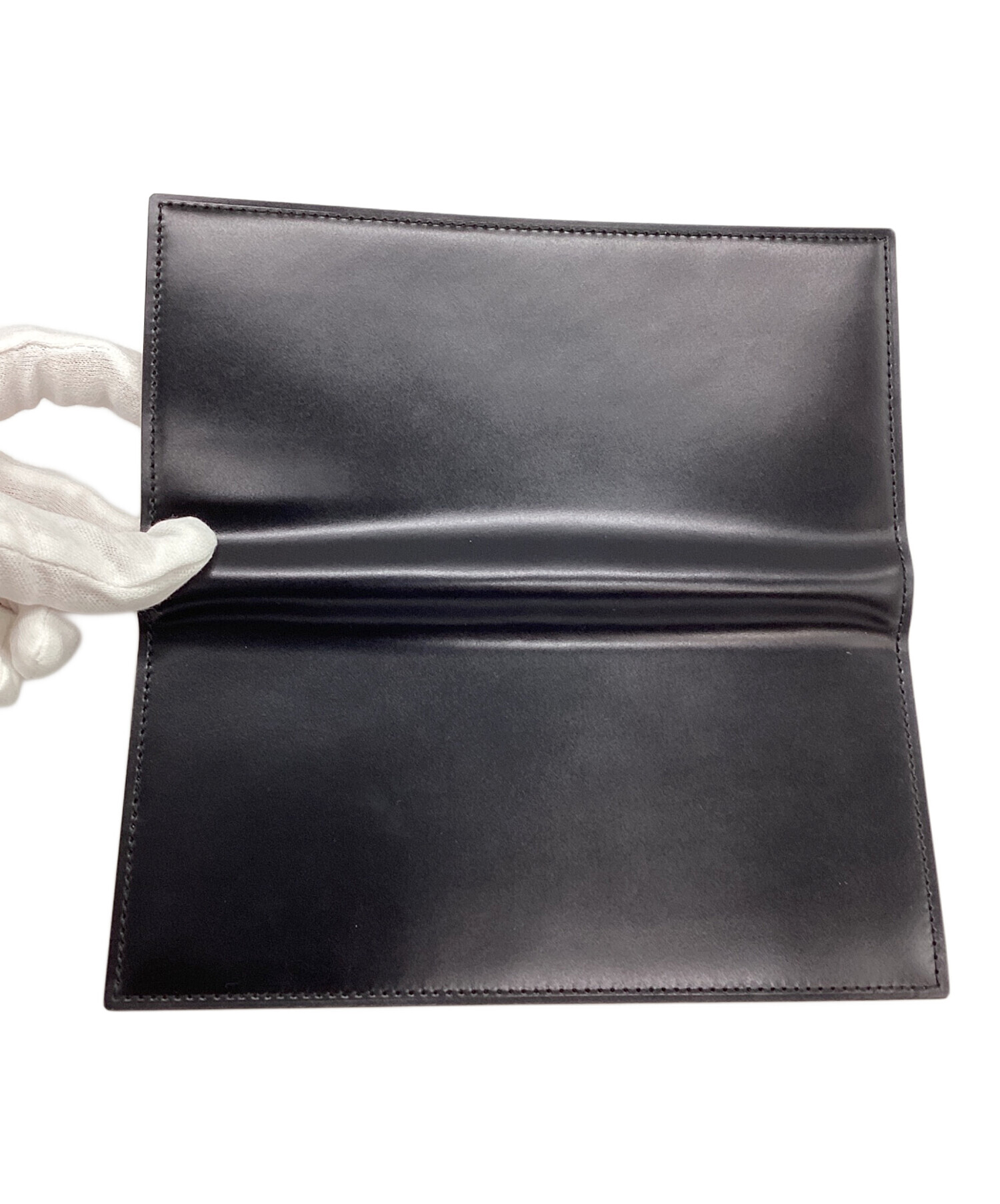 中古・古着通販】GANZO (ガンゾ) コードバン長財布 ブラック｜ブランド 