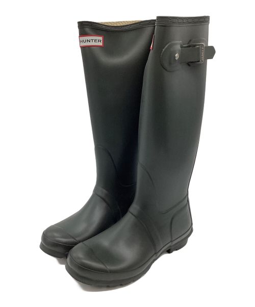 中古・古着通販】HUNTER (ハンター) レインブーツ グリーン サイズ:24