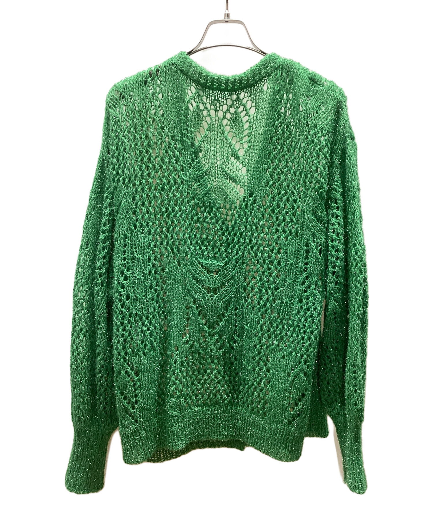 中古・古着通販】mame kurogouchi (マメクロゴウチ) ラメニットカーデ