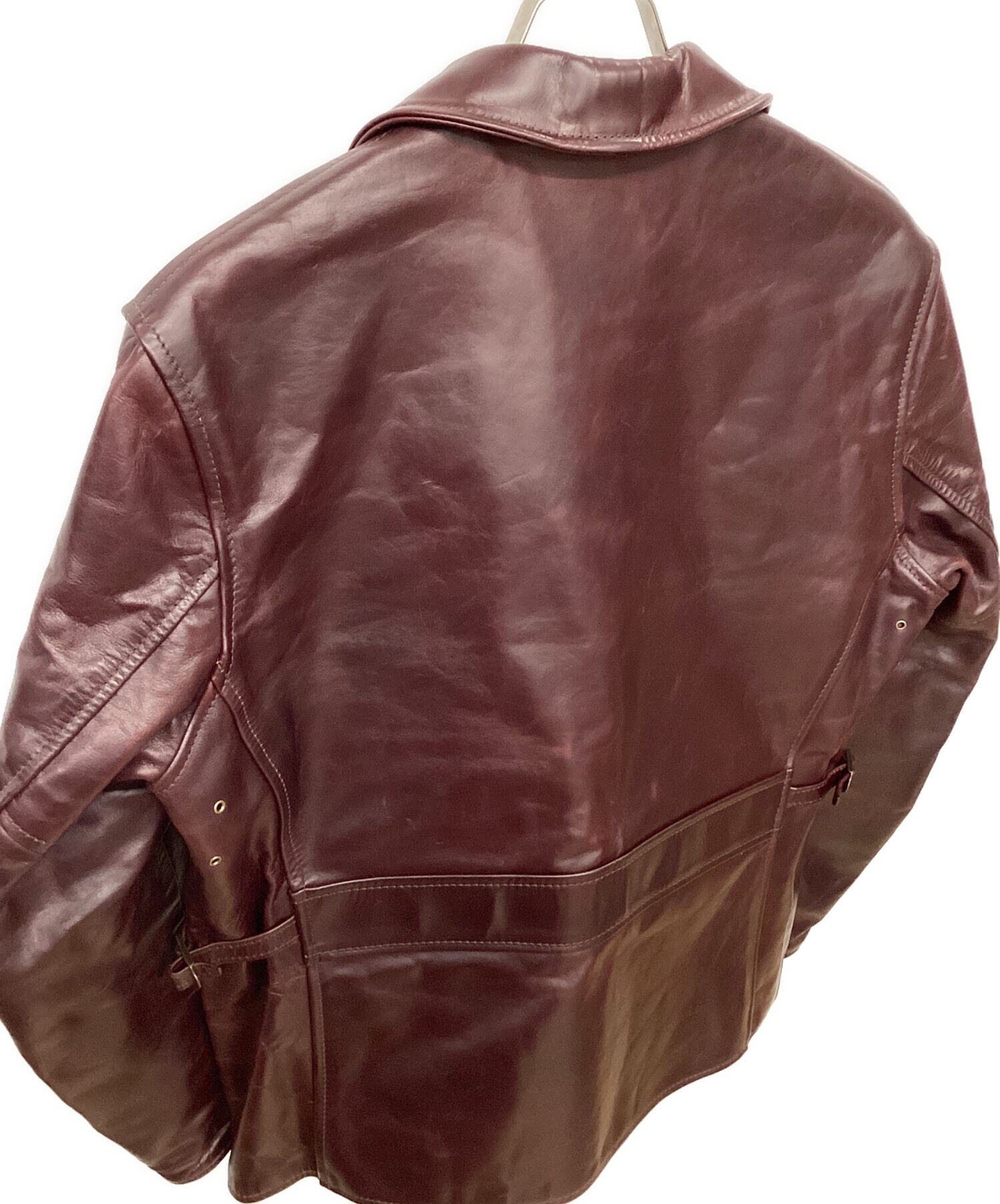 【肉厚希少サイズ38】AERO LEATHER スエードトラッカージャケット 中古・古着通販】Aero LEATHER (エアロレザー) レザージャケット