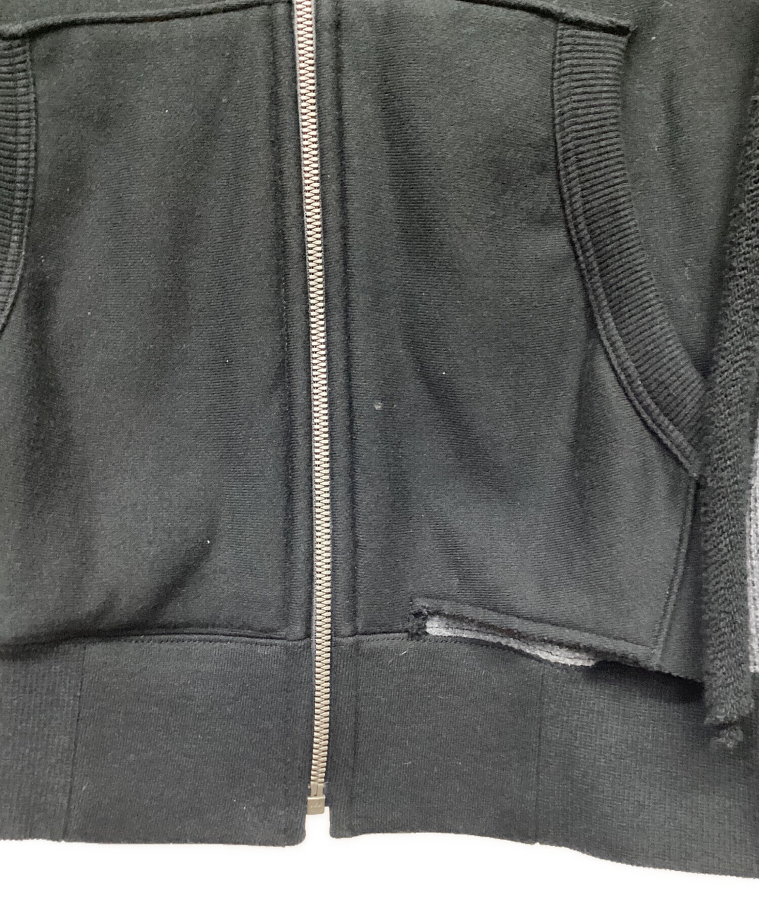 中古・古着通販】FACETASM (ファセッタズム) ジップパーカー ブラック