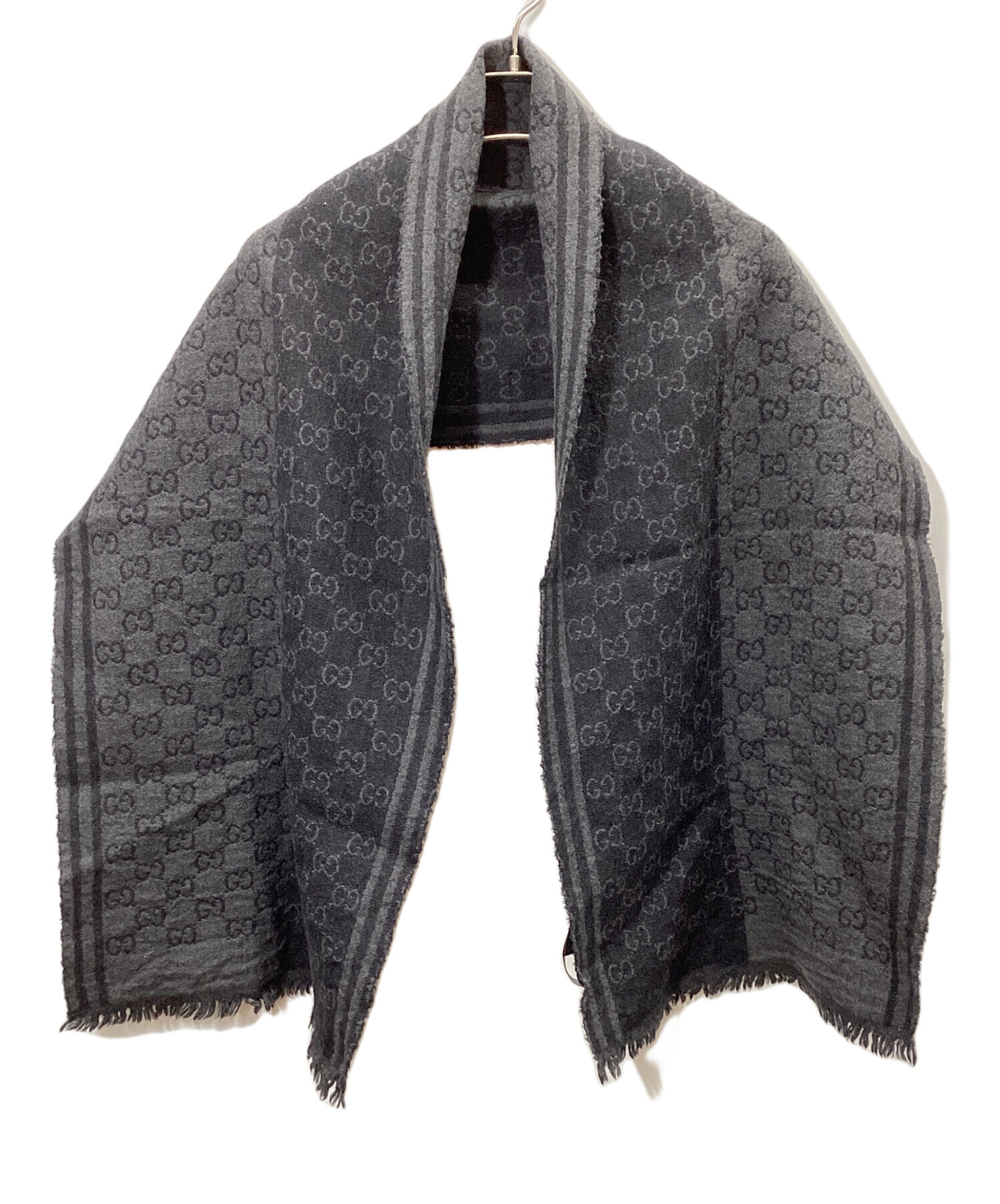 中古・古着通販】GUCCI (グッチ) マフラー グレー｜ブランド・古着通販